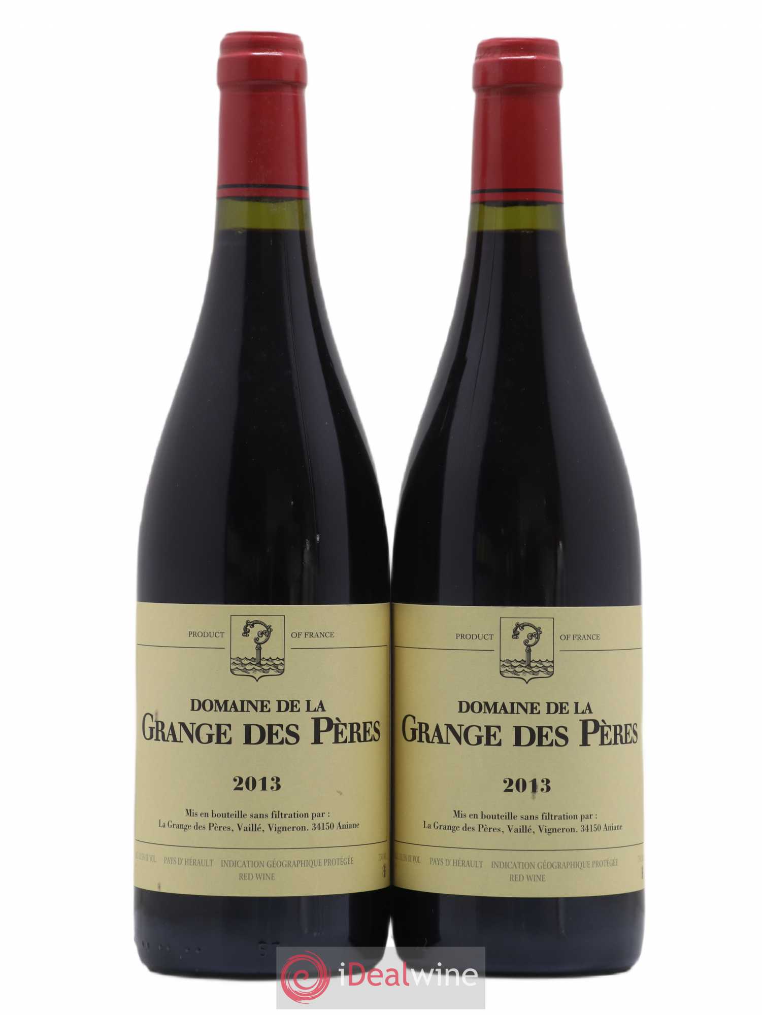 Pays d'Hérault Grange des Pères Laurent Vaillé 2013 - Lot de 2 bouteilles - 0