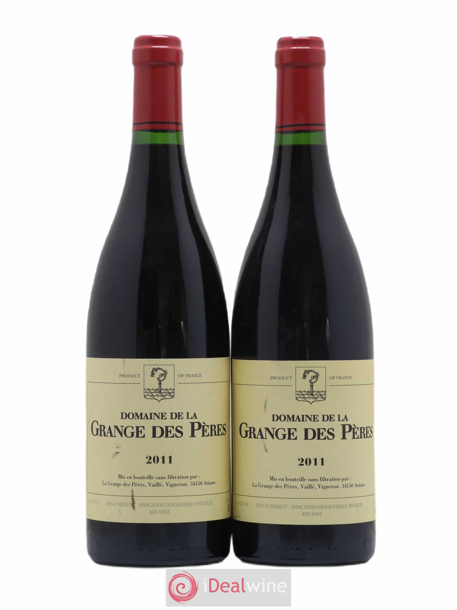 Pays d'Hérault Grange des Pères Laurent Vaillé 2011 - Lot de 2 bouteilles - 0