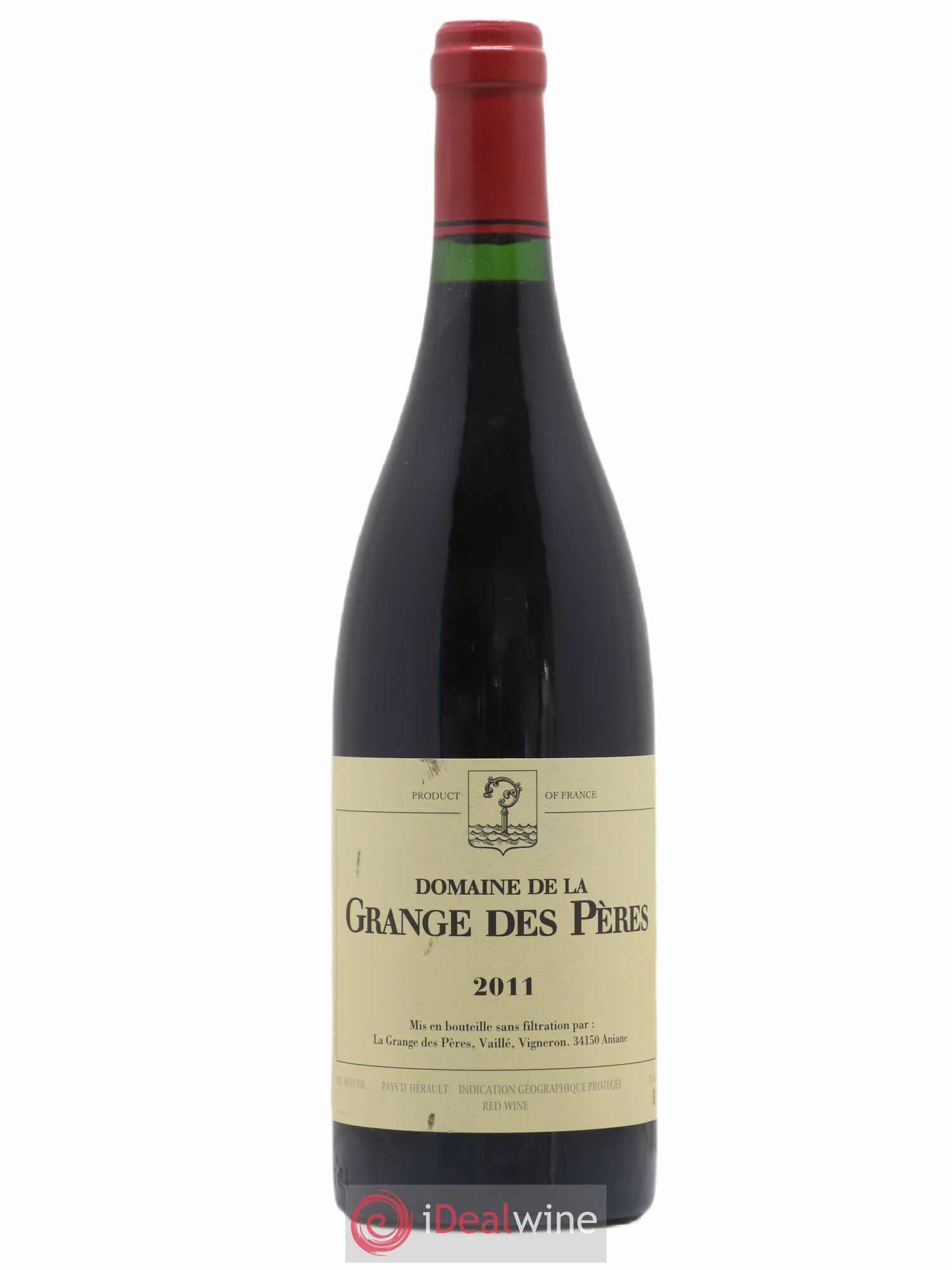 Pays d'Hérault Grange des Pères Laurent Vaillé 2011 - Lot de 1 bouteille - 0