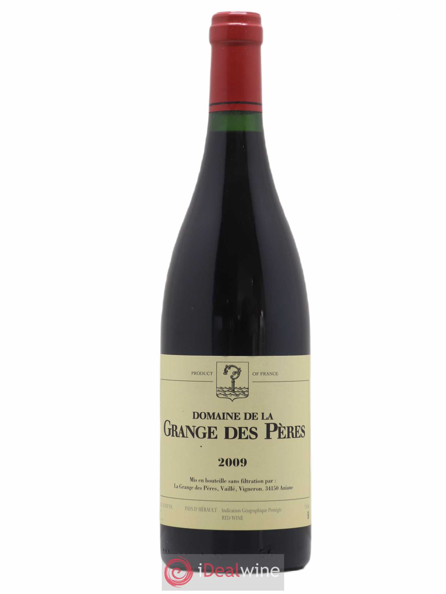 Pays d'Hérault Grange des Pères Laurent Vaillé 2009 - Lot de 1 bouteille - 0