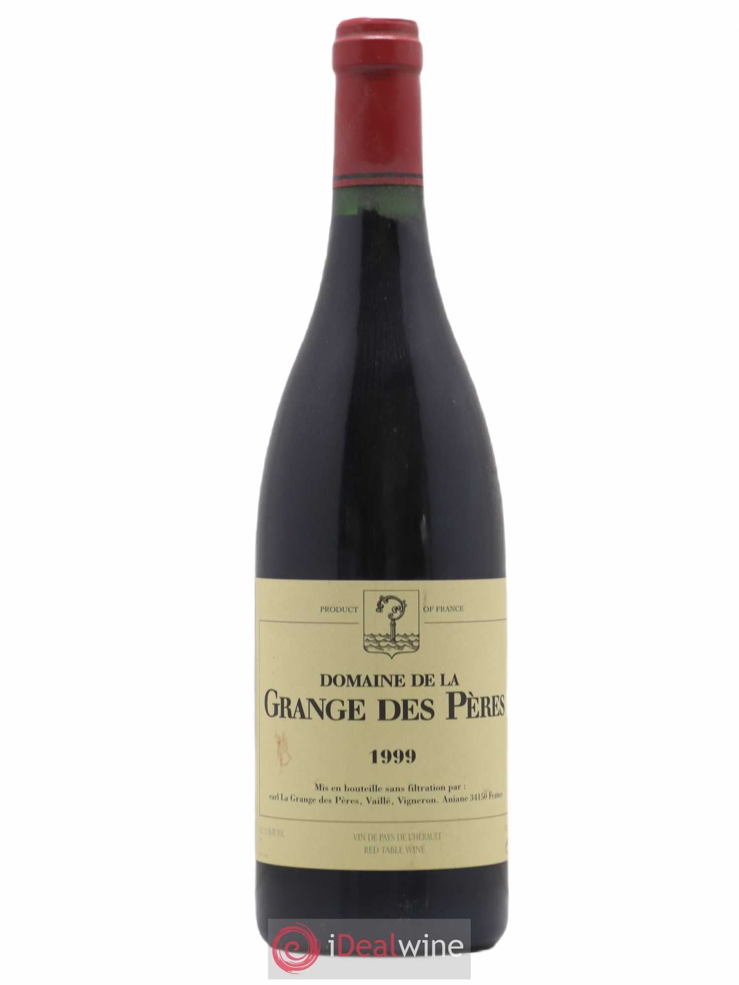 Pays d'Hérault Grange des Pères Laurent Vaillé 1999 - Lot de 1 bouteille - 0
