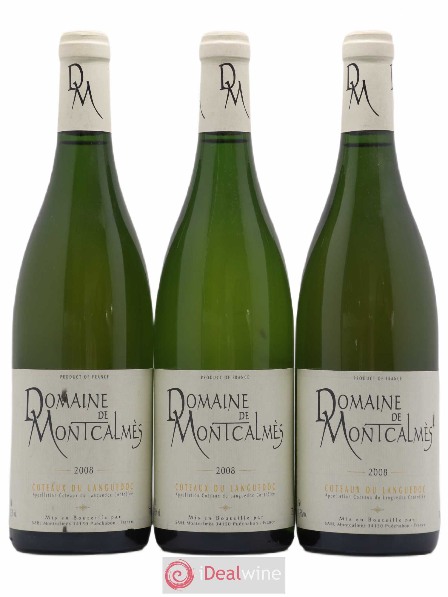 Languedoc Domaine de Montcalmès Frédéric Pourtalié 2008 - Lot de 3 bouteilles - 0