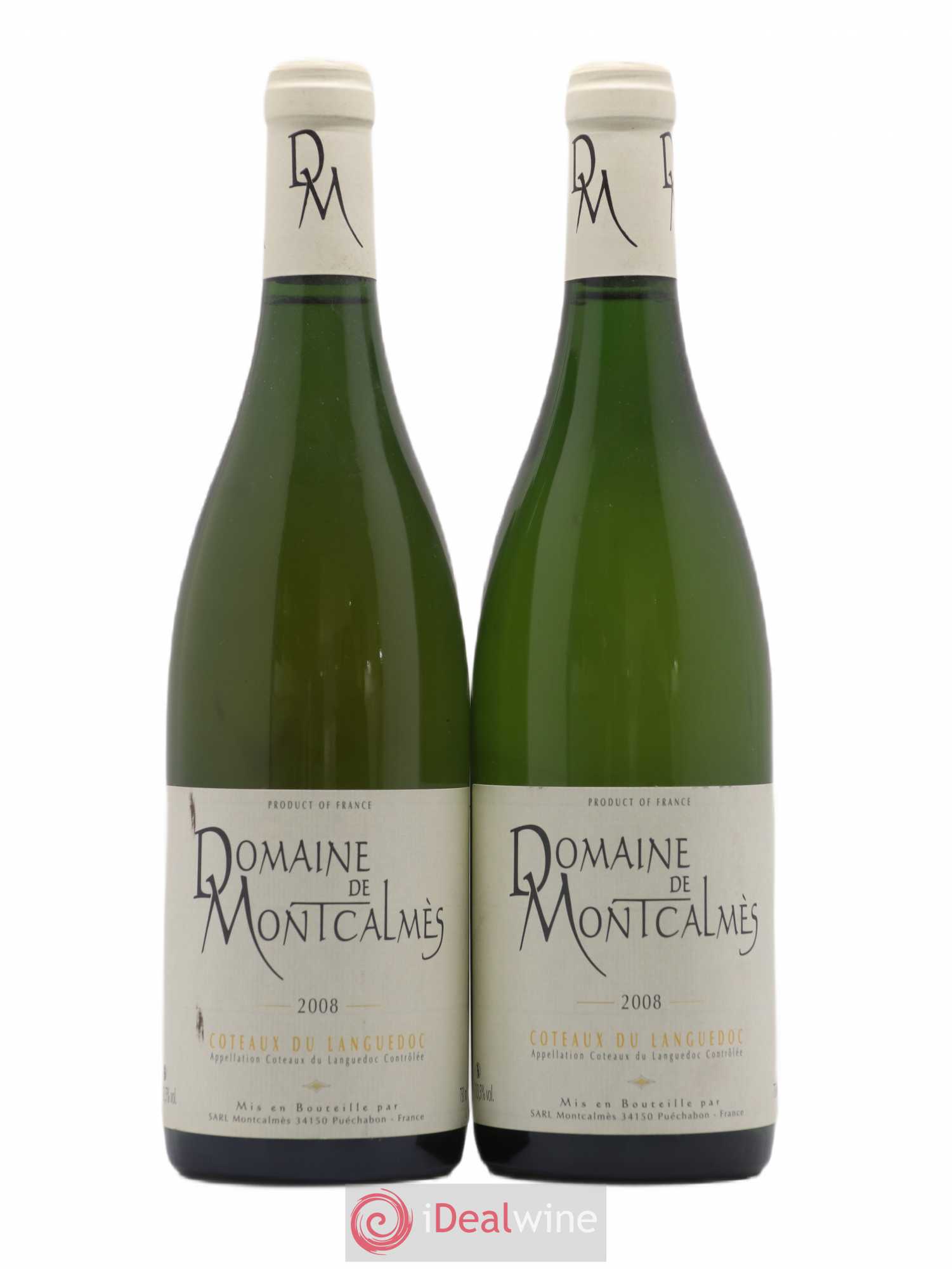 Languedoc Domaine de Montcalmès Frédéric Pourtalié 2008 - Lot de 2 bouteilles - 0