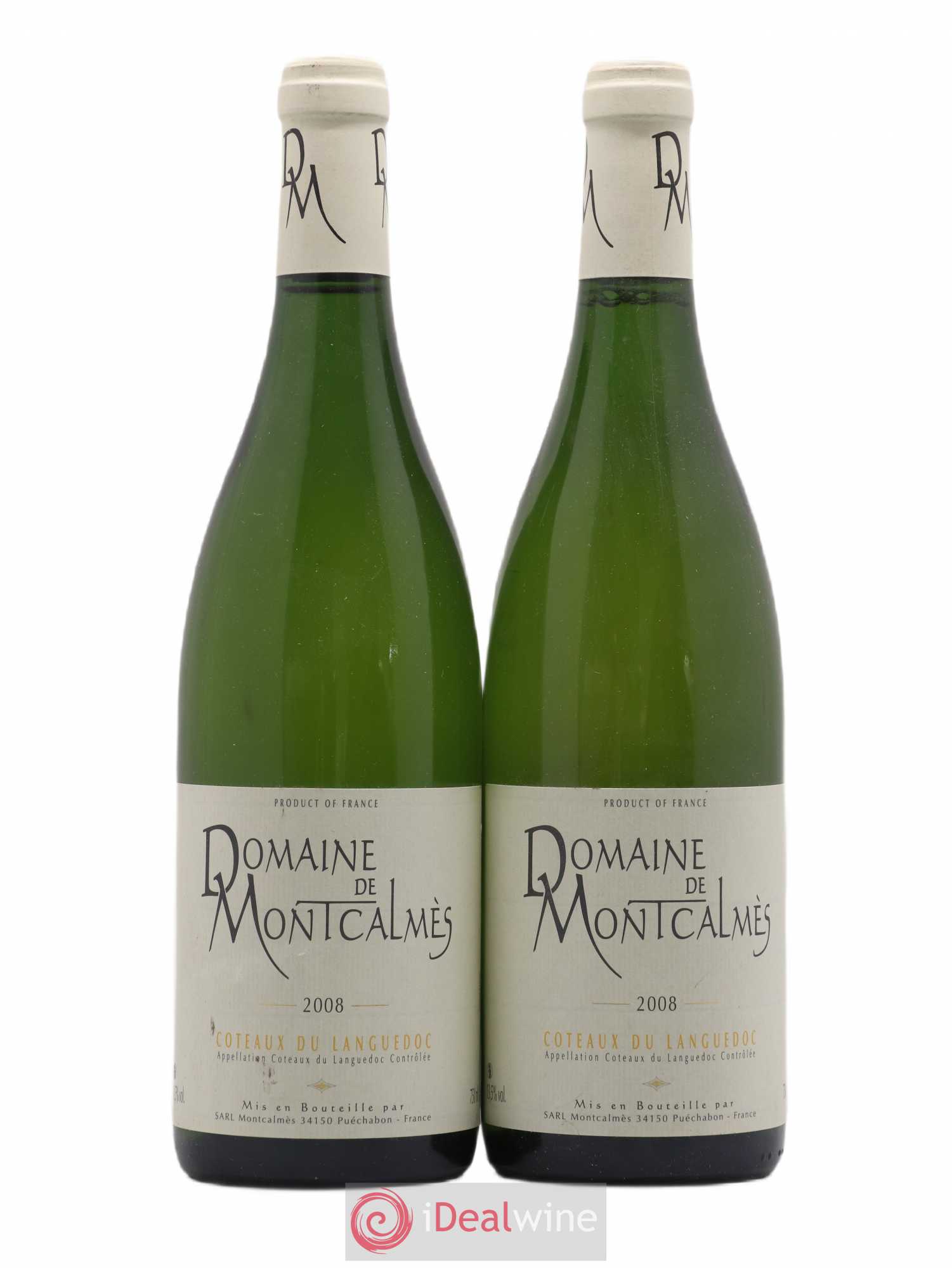 Languedoc Domaine de Montcalmès Frédéric Pourtalié 2008 - Lot de 2 bouteilles - 0