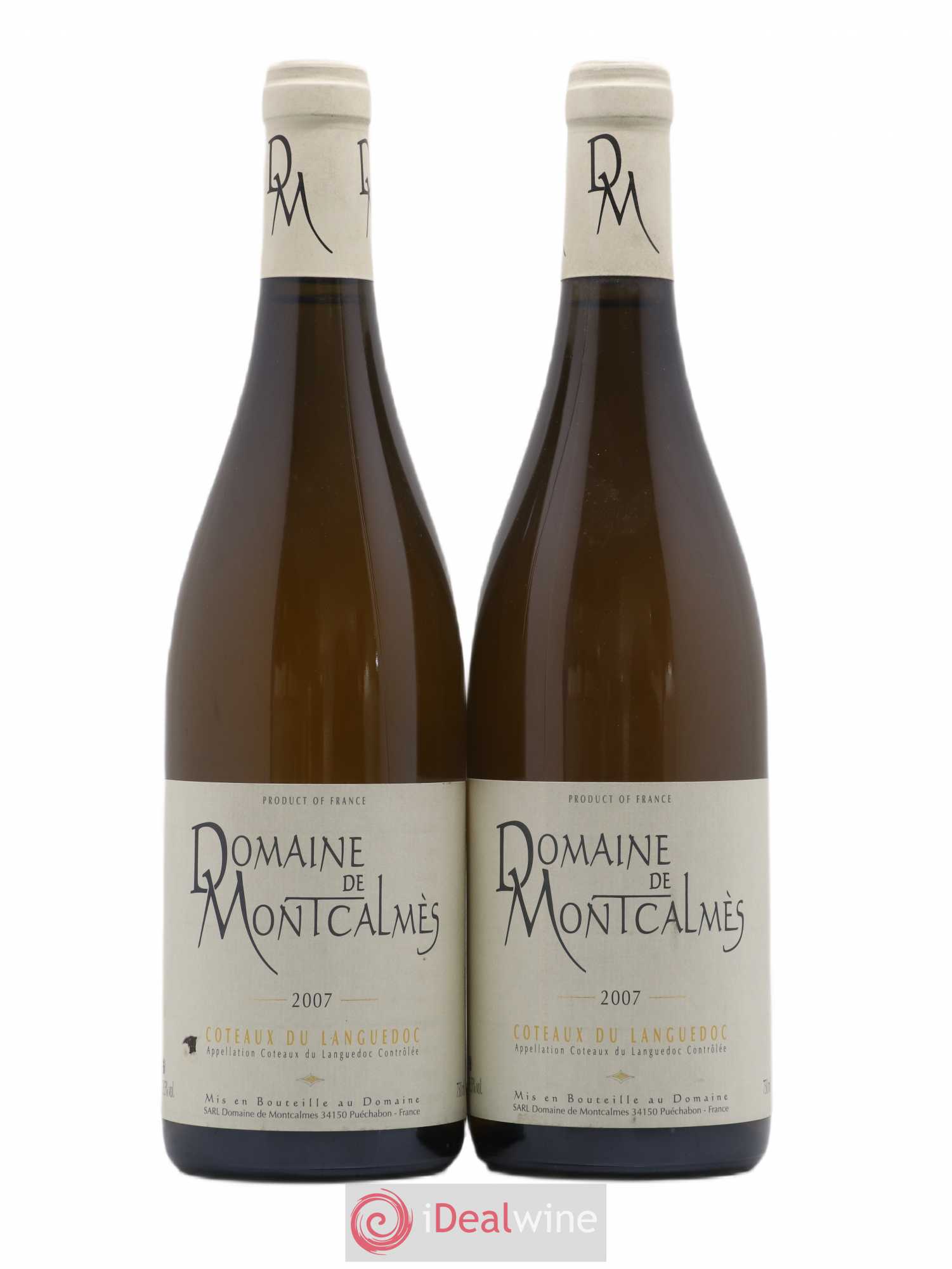 Languedoc Domaine de Montcalmès Frédéric Pourtalié 2007 - Lot de 2 bouteilles - 0