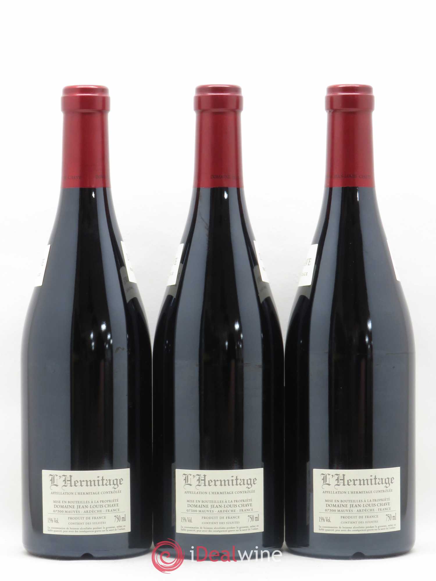 Hermitage Jean-Louis Chave 2017 - Lot de 3 bouteilles - 1