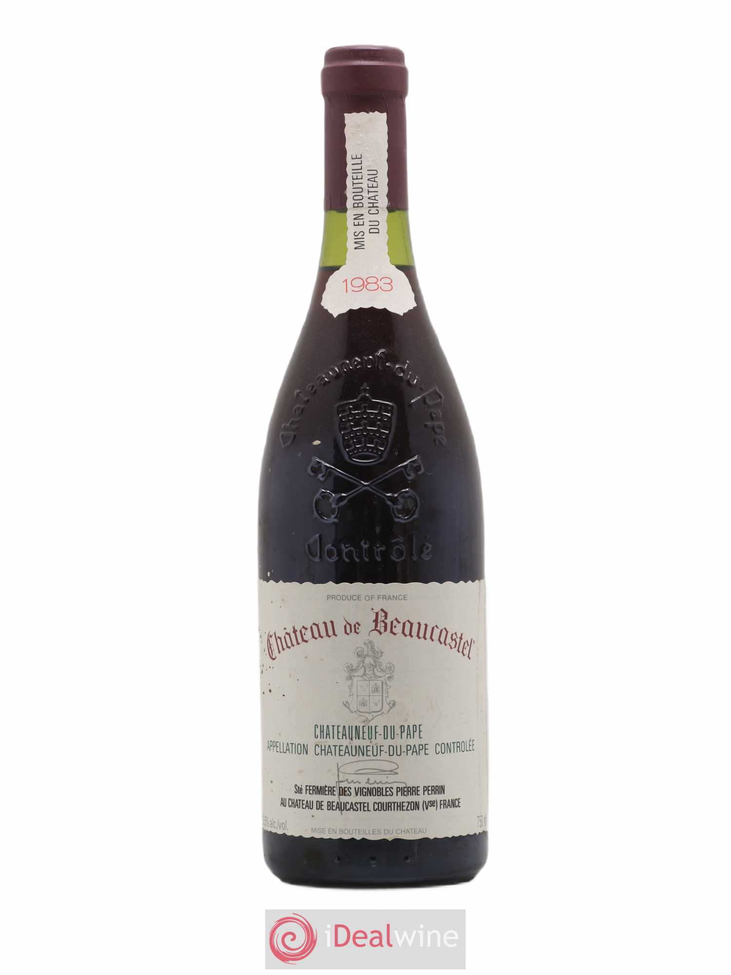 Châteauneuf-du-Pape Château de Beaucastel Famille Perrin 1983 - Lot de 1 bouteille - 0