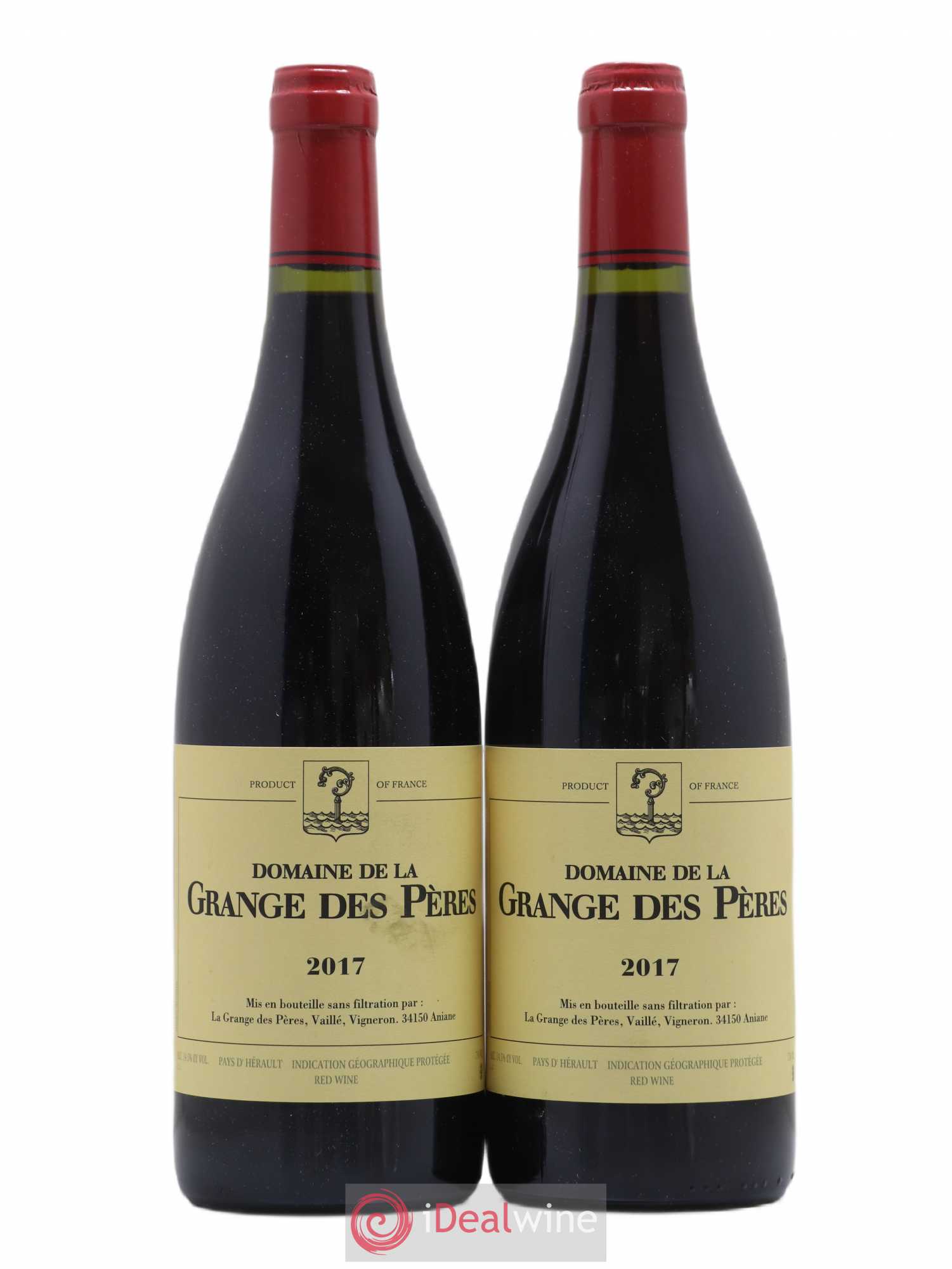 Pays d'Hérault Grange des Pères Laurent Vaillé 2017 - Lot de 2 bouteilles - 0