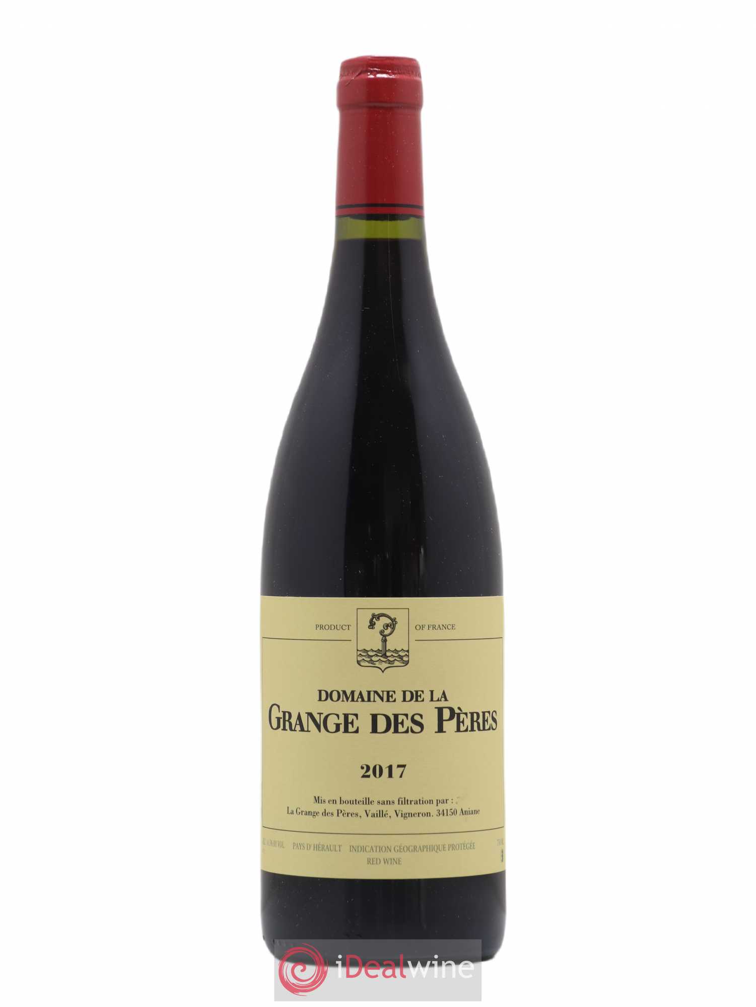 Pays d'Hérault Grange des Pères Laurent Vaillé 2017 - Lot de 1 bouteille - 0