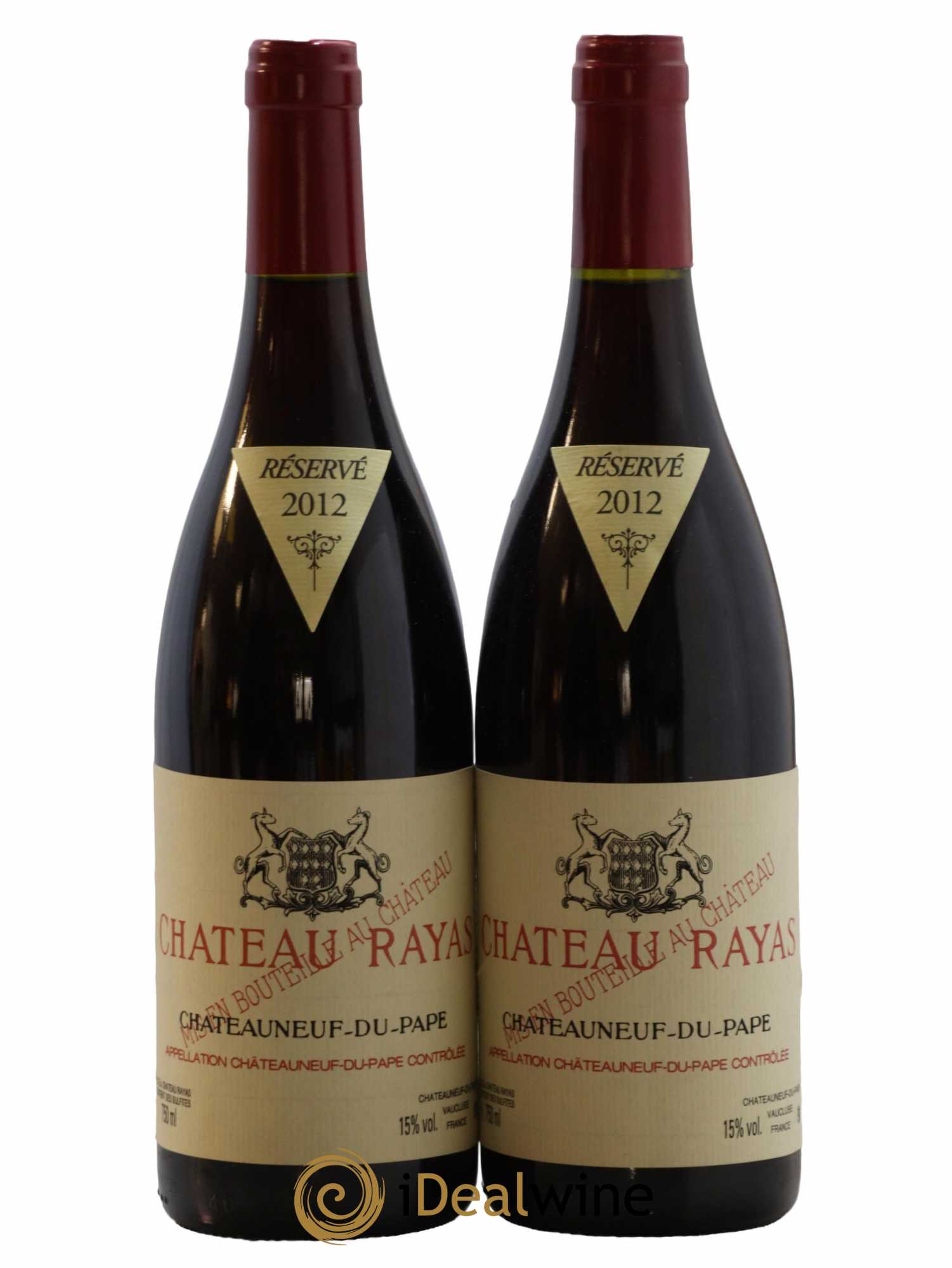 Châteauneuf-du-Pape Château Rayas Emmanuel Reynaud 2012 - Lot de 2 bouteilles - 0