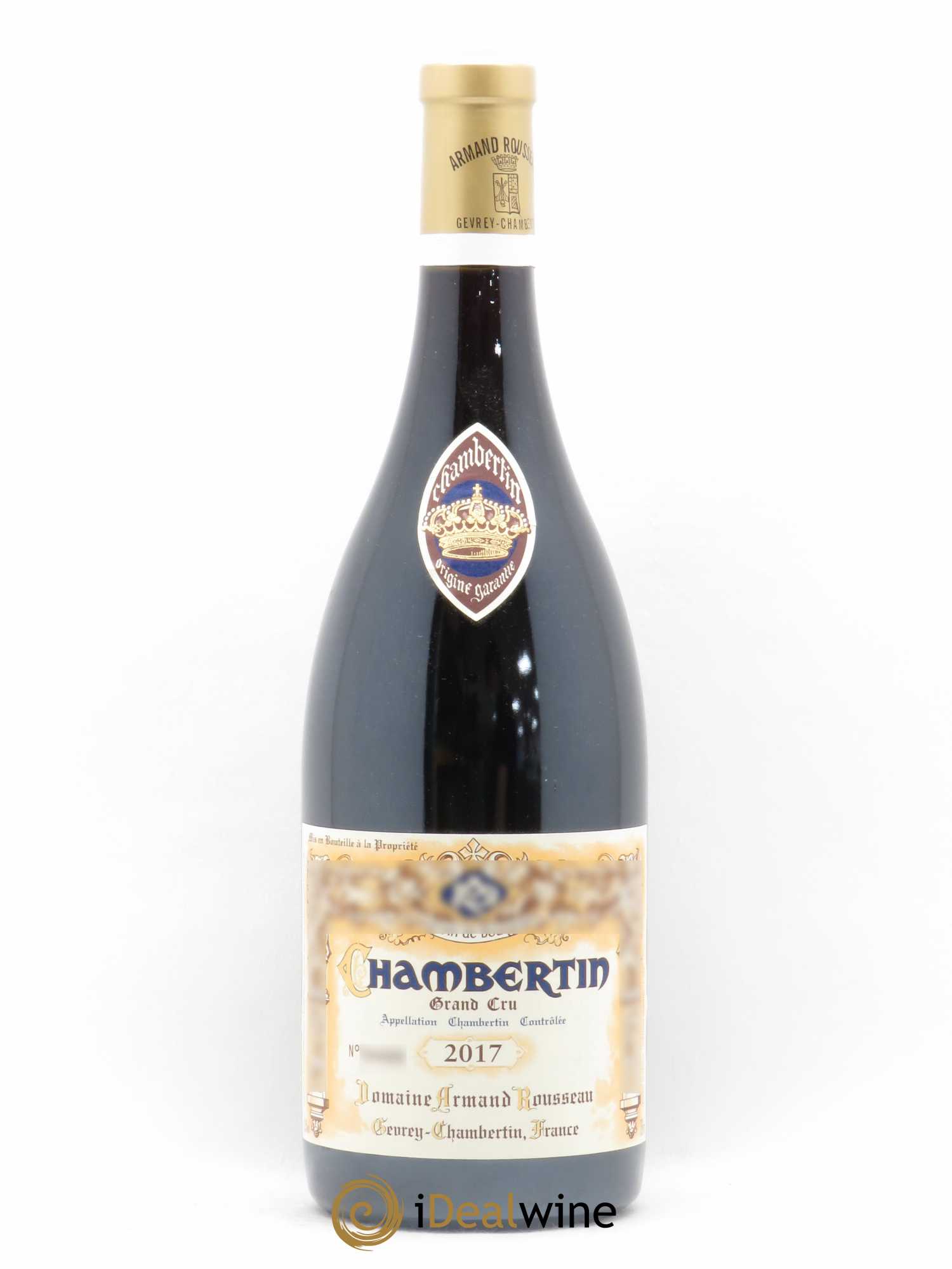 Chambertin Grand Cru Armand Rousseau (Domaine) 2017 - Lot de 1 bouteille - 0