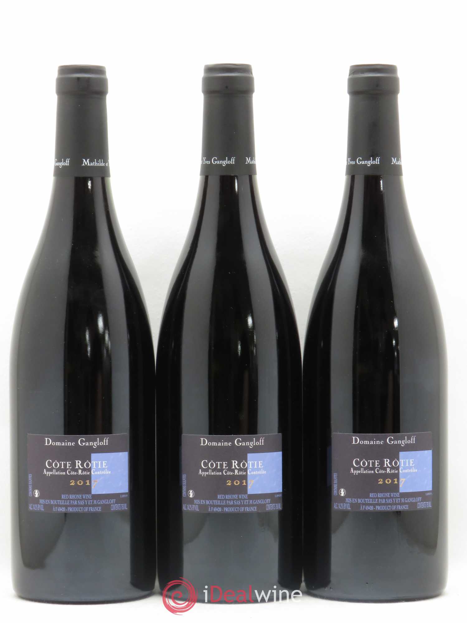 Côte-Rôtie La Barbarine Gangloff (Domaine) 2017 - Lot de 3 bouteilles - 1