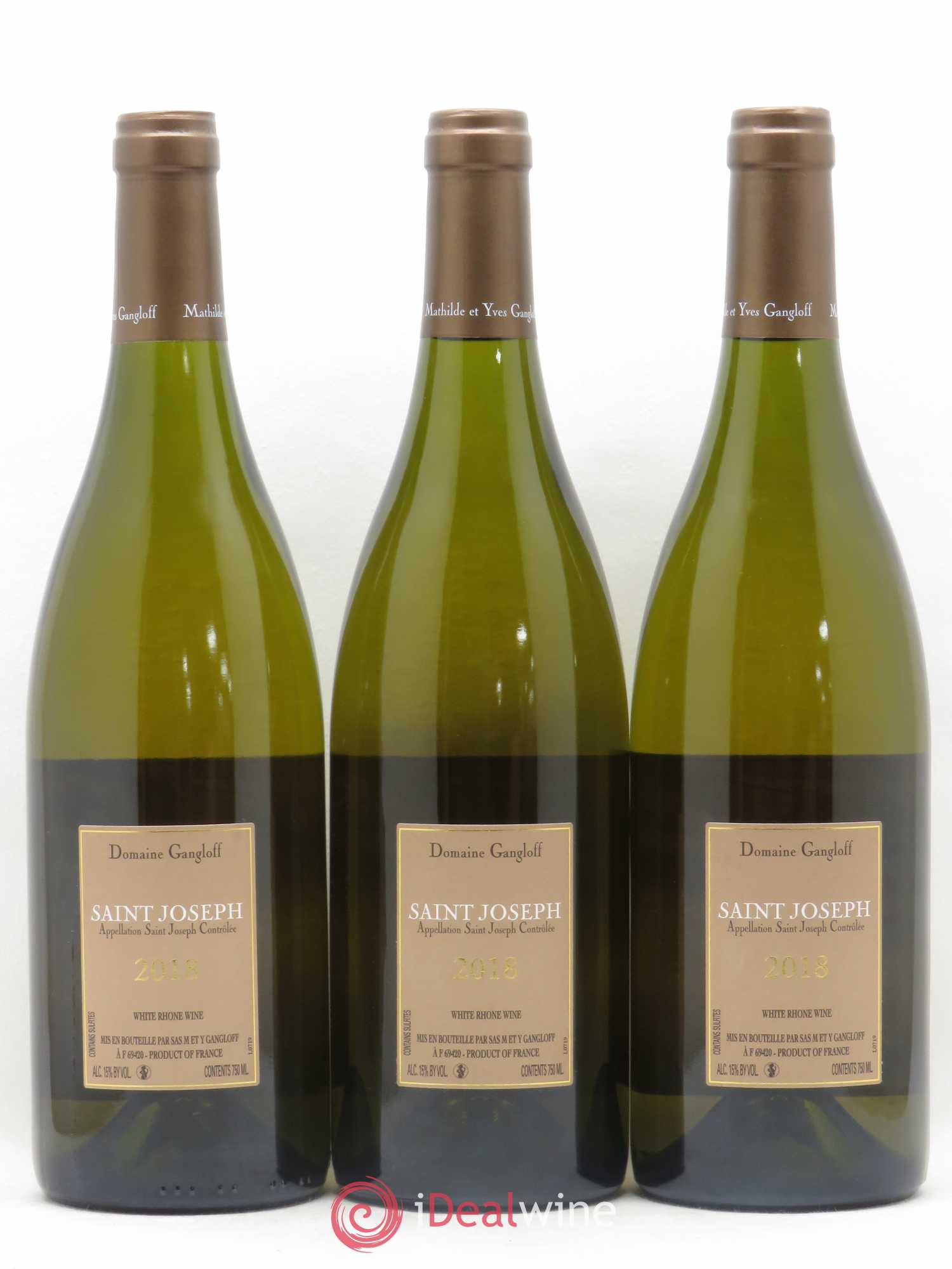Saint-Joseph Gangloff (Domaine) 2018 - Lot de 3 bouteilles - 1