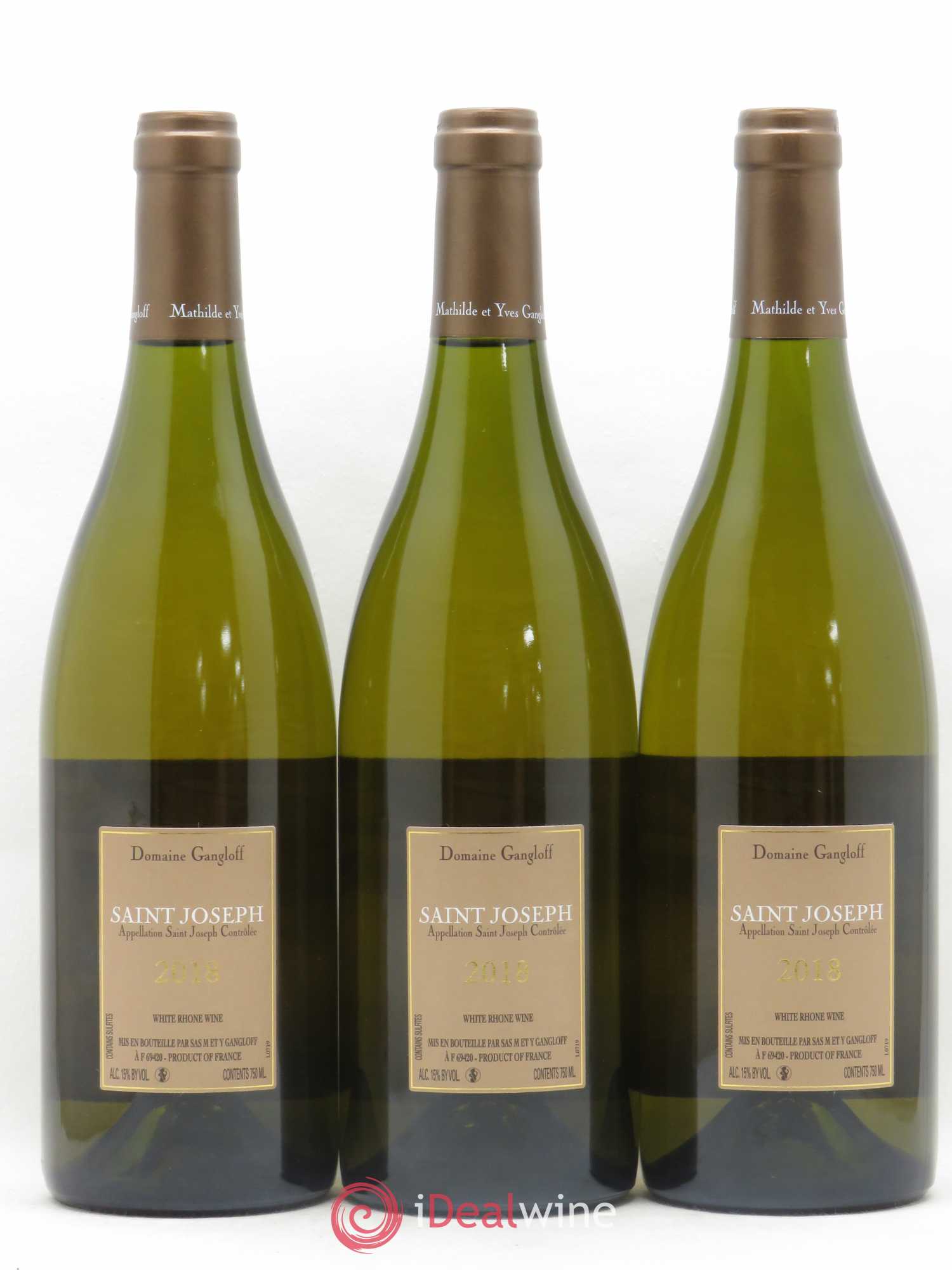 Saint-Joseph Gangloff (Domaine) 2018 - Lot de 3 bouteilles - 1