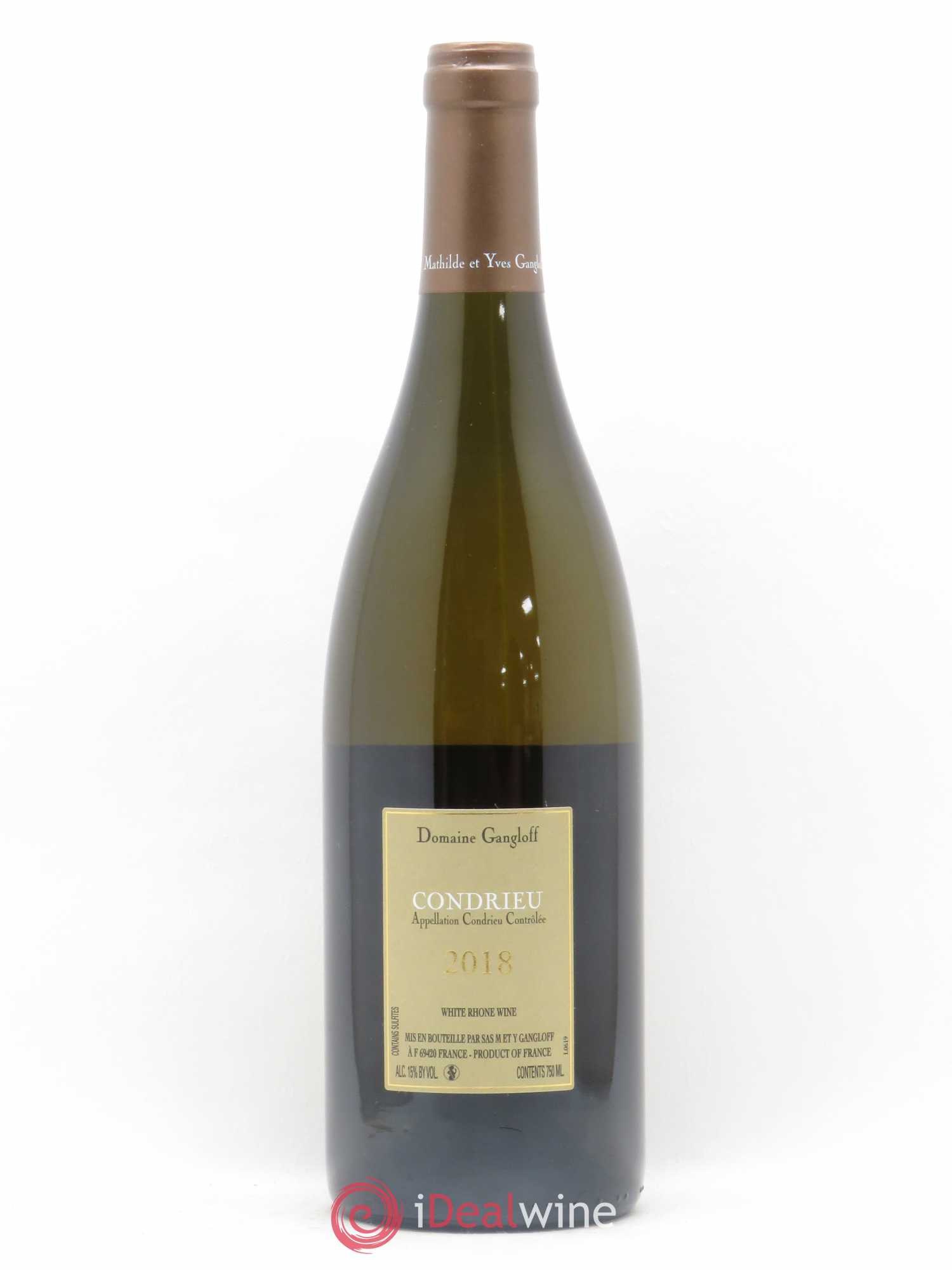 Condrieu Domaine Gangloff (Domaine) 2018 - Lot de 1 bouteille - 1