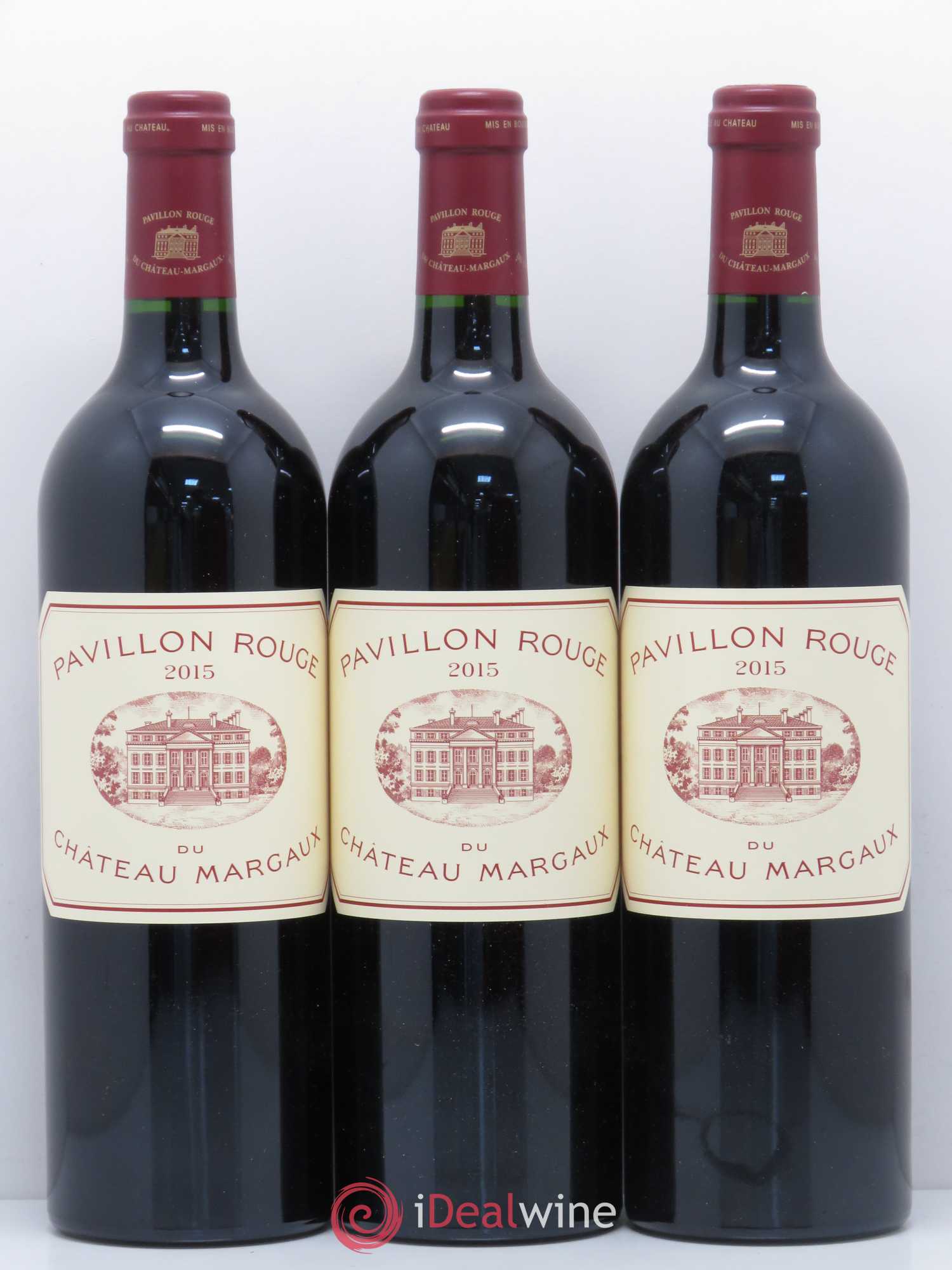 Pavillon Rouge du Château Margaux Second Vin 2015 - Lot de 3 bouteilles - 0