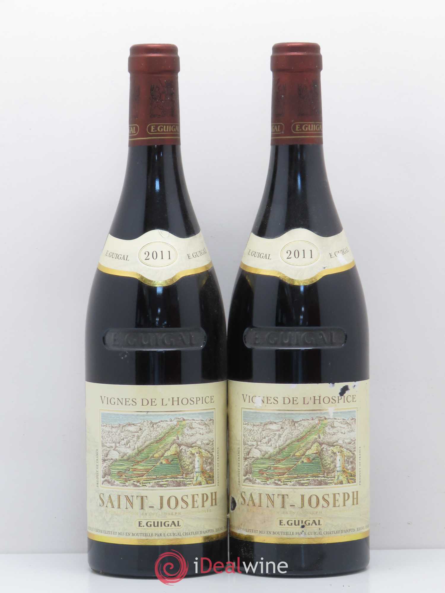 Saint-Joseph Vignes de l'Hospice Guigal 2011 - Lot de 2 bouteilles - 0