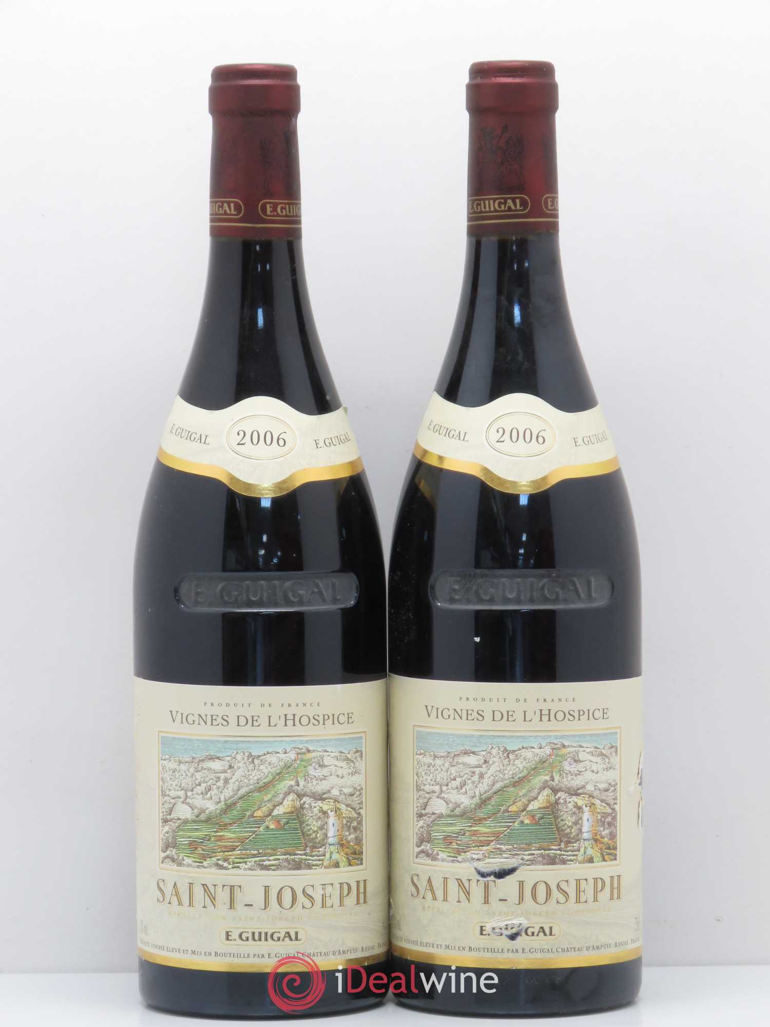 Saint-Joseph Vignes de l'Hospice Guigal 2006 - Lot de 2 bouteilles - 0