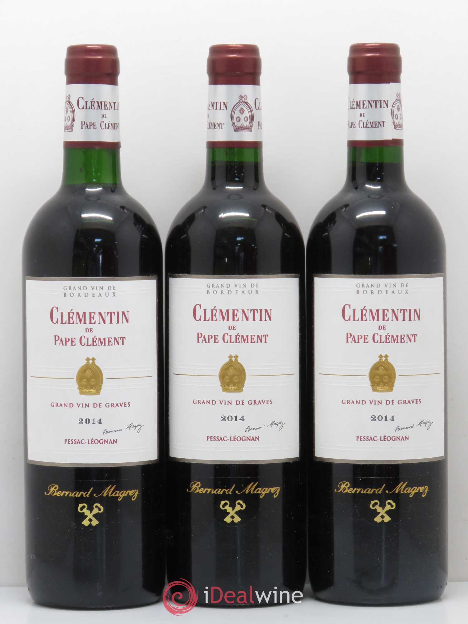 Le Clémentin de Pape Clément Second Vin 2014 - Lot de 6 bouteilles - 1