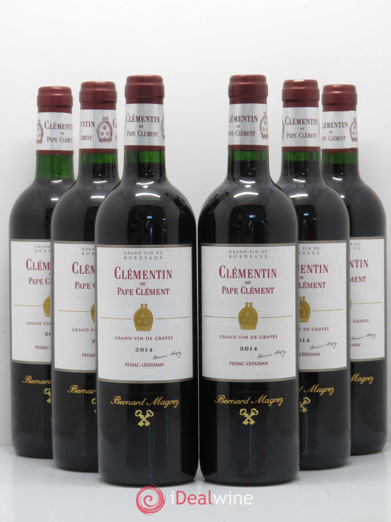 Le Clémentin de Pape Clément Second Vin 2014 - Lot de 6 bouteilles - 0