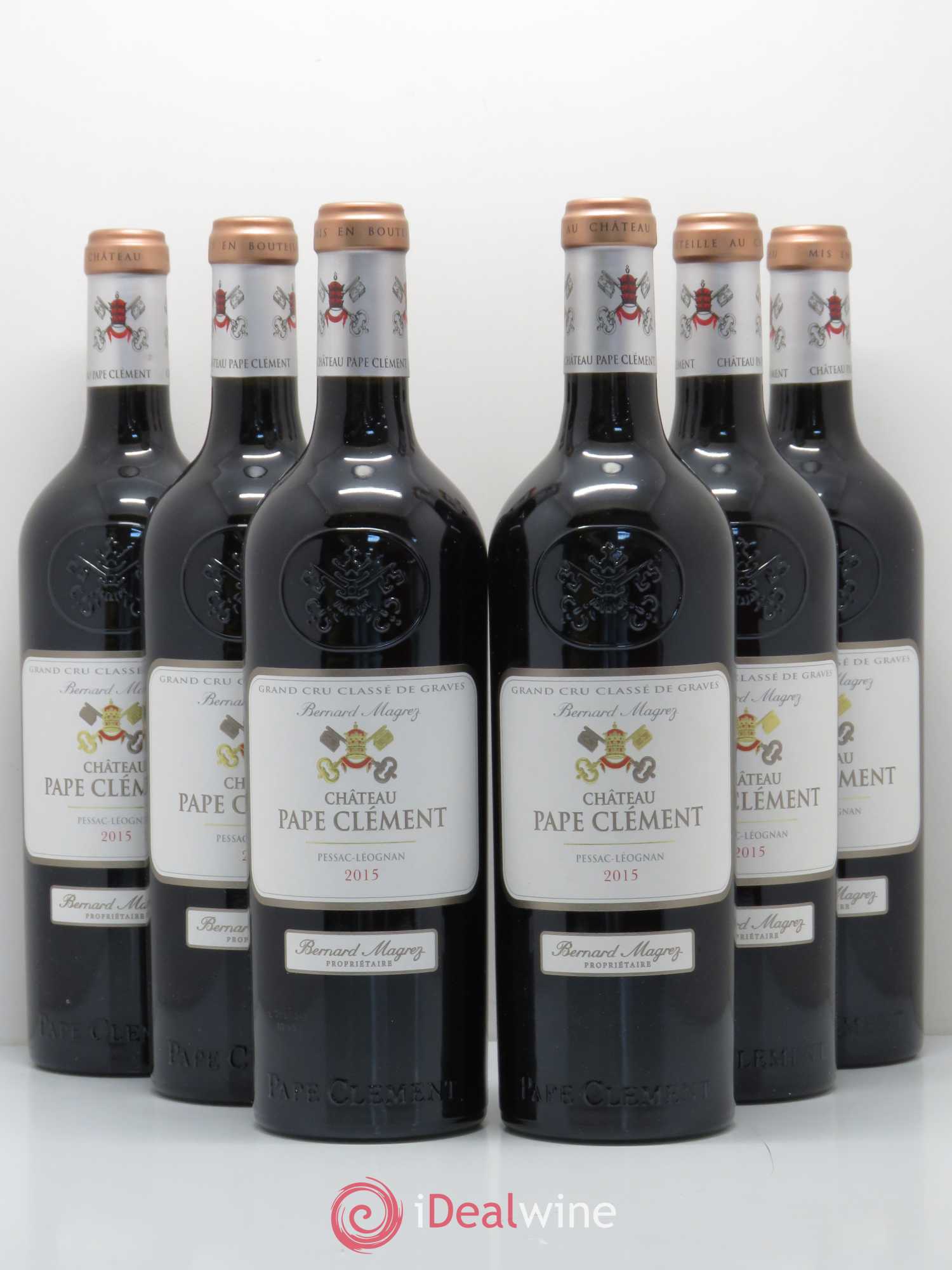 Château Pape Clément Cru Classé de Graves 2015 - Lot de 6 bouteilles - 0