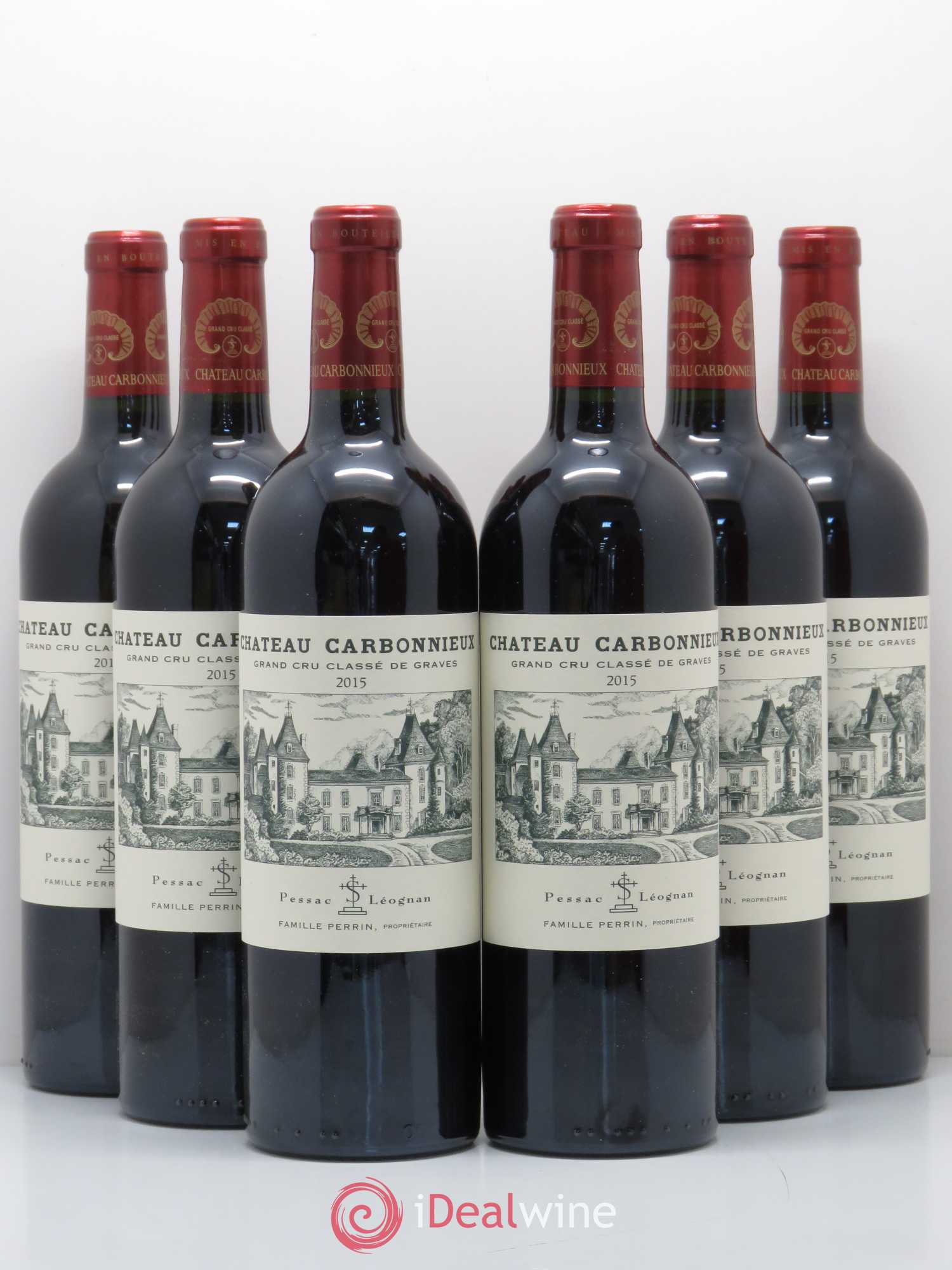 Château Carbonnieux Cru Classé de Graves 2015 - Lot de 6 bouteilles - 0