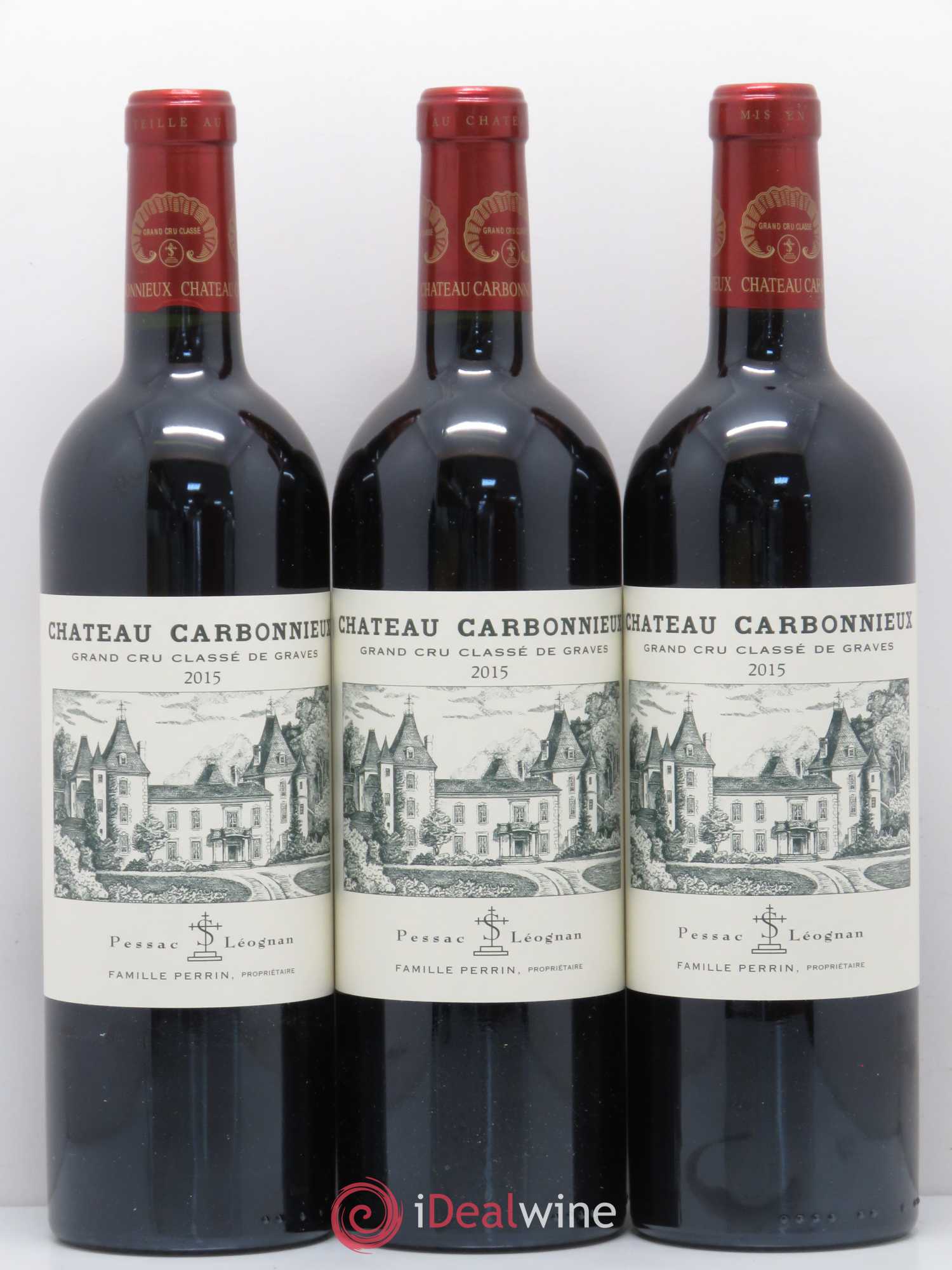 Château Carbonnieux Cru Classé de Graves 2015 - Lot de 12 bouteilles - 1