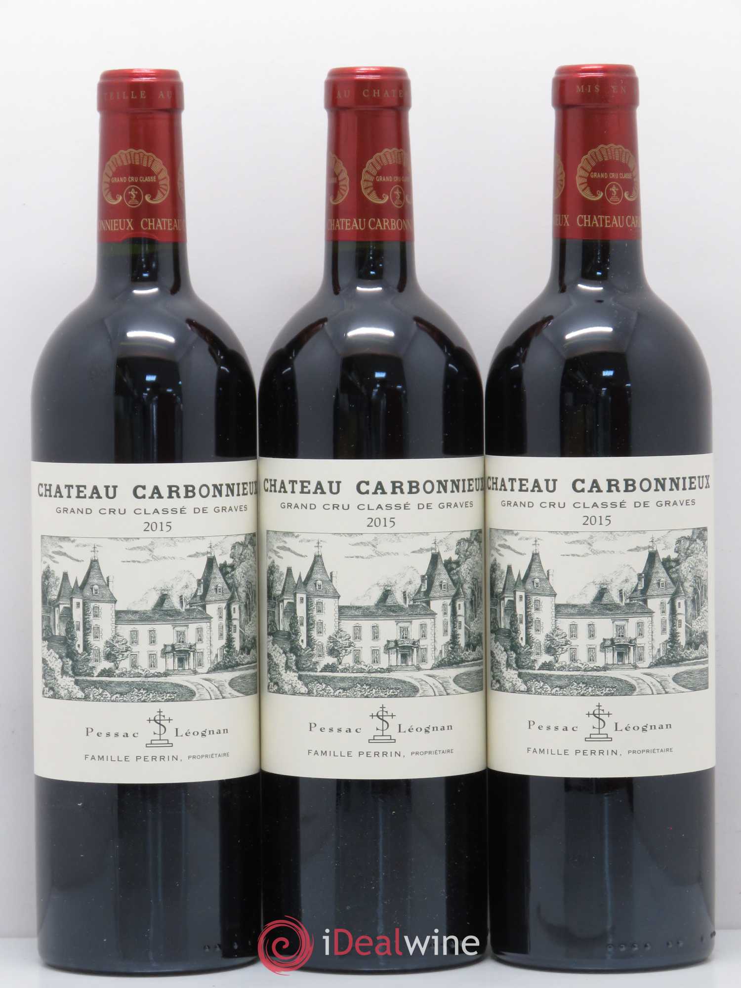 Château Carbonnieux Cru Classé de Graves 2015 - Lot de 12 bouteilles - 2