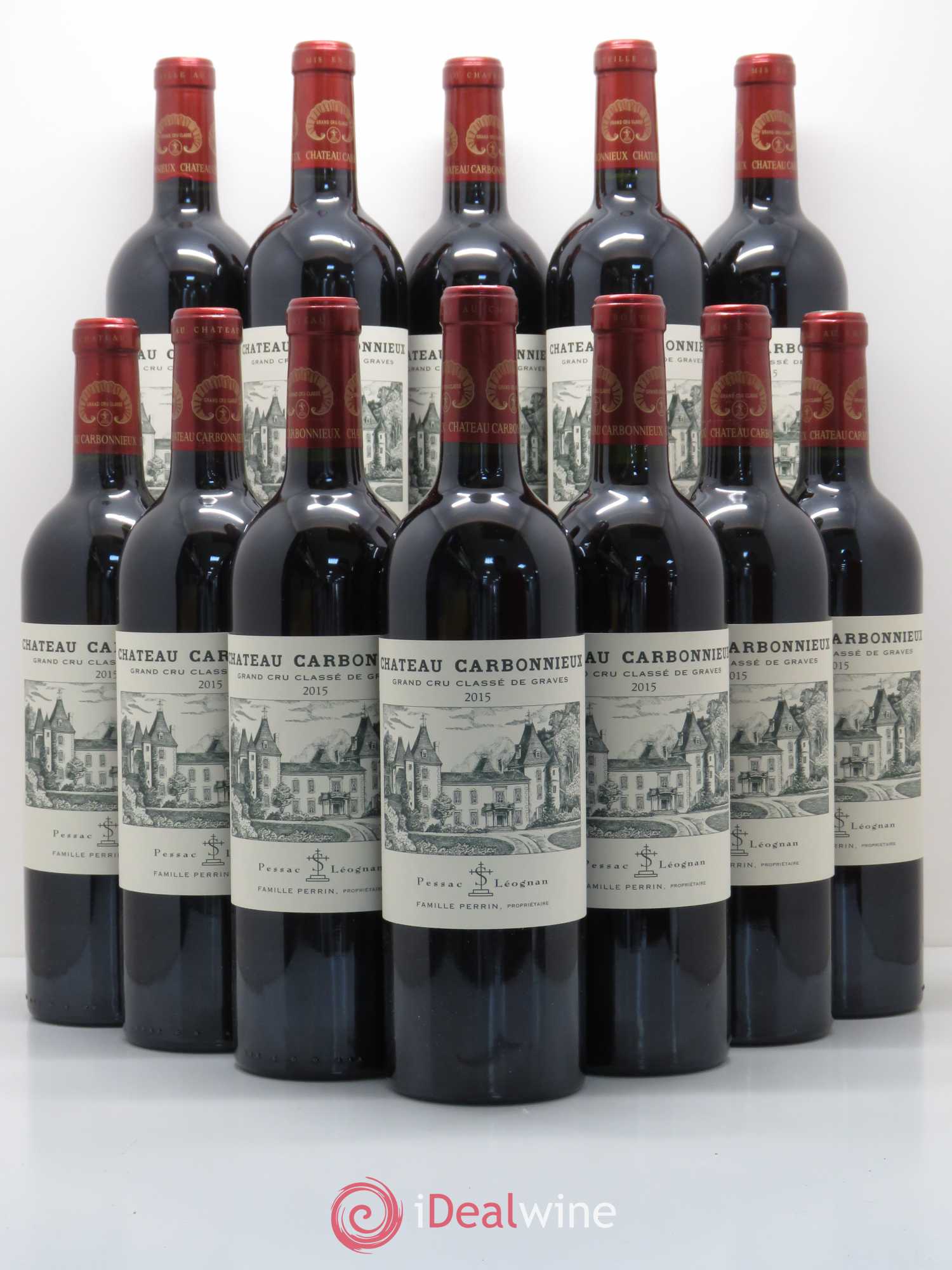 Château Carbonnieux Cru Classé de Graves 2015 - Lot de 12 bouteilles - 0
