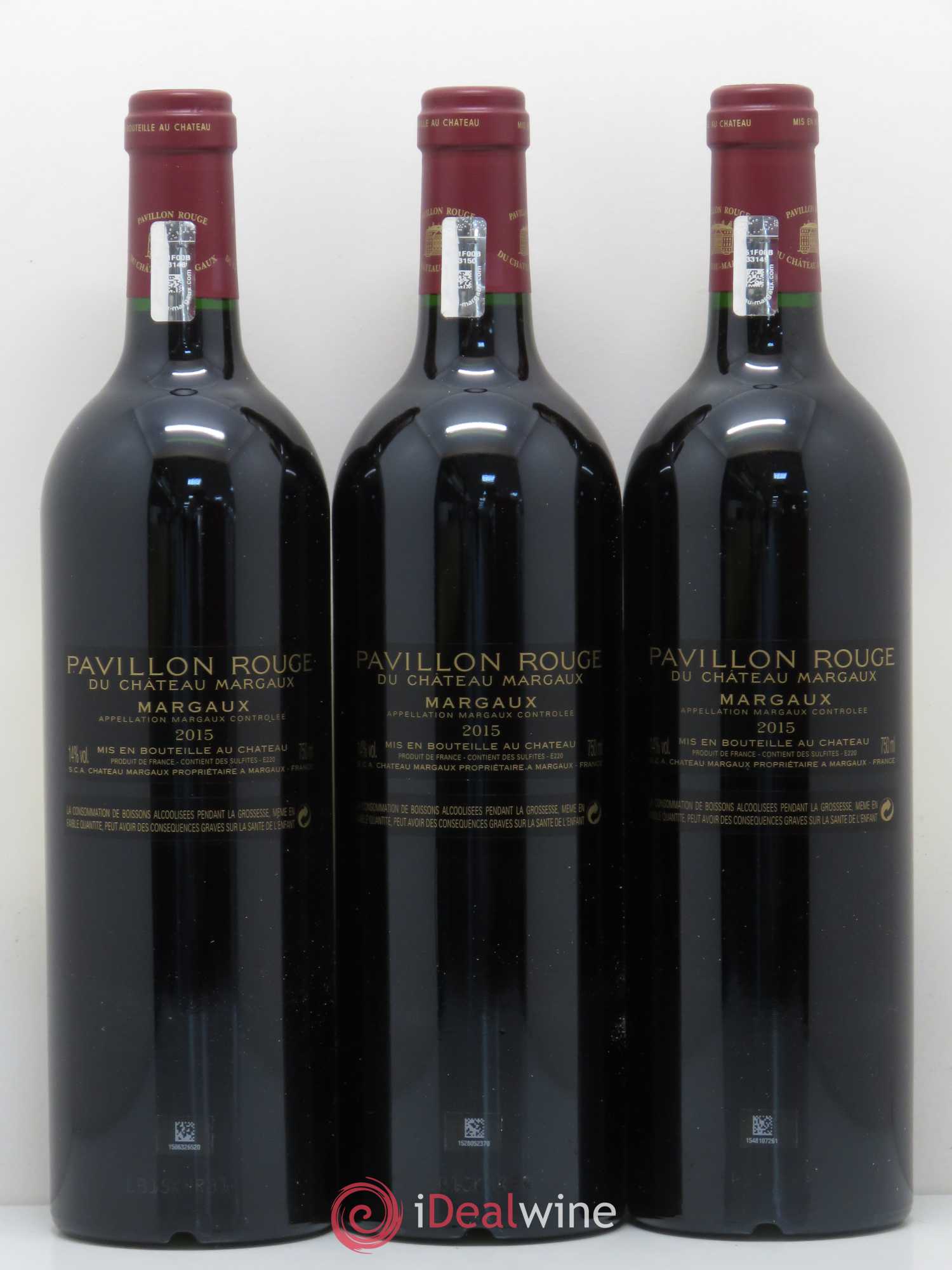 Pavillon Rouge du Château Margaux Second Vin 2015 - Lot de 6 bouteilles - 2