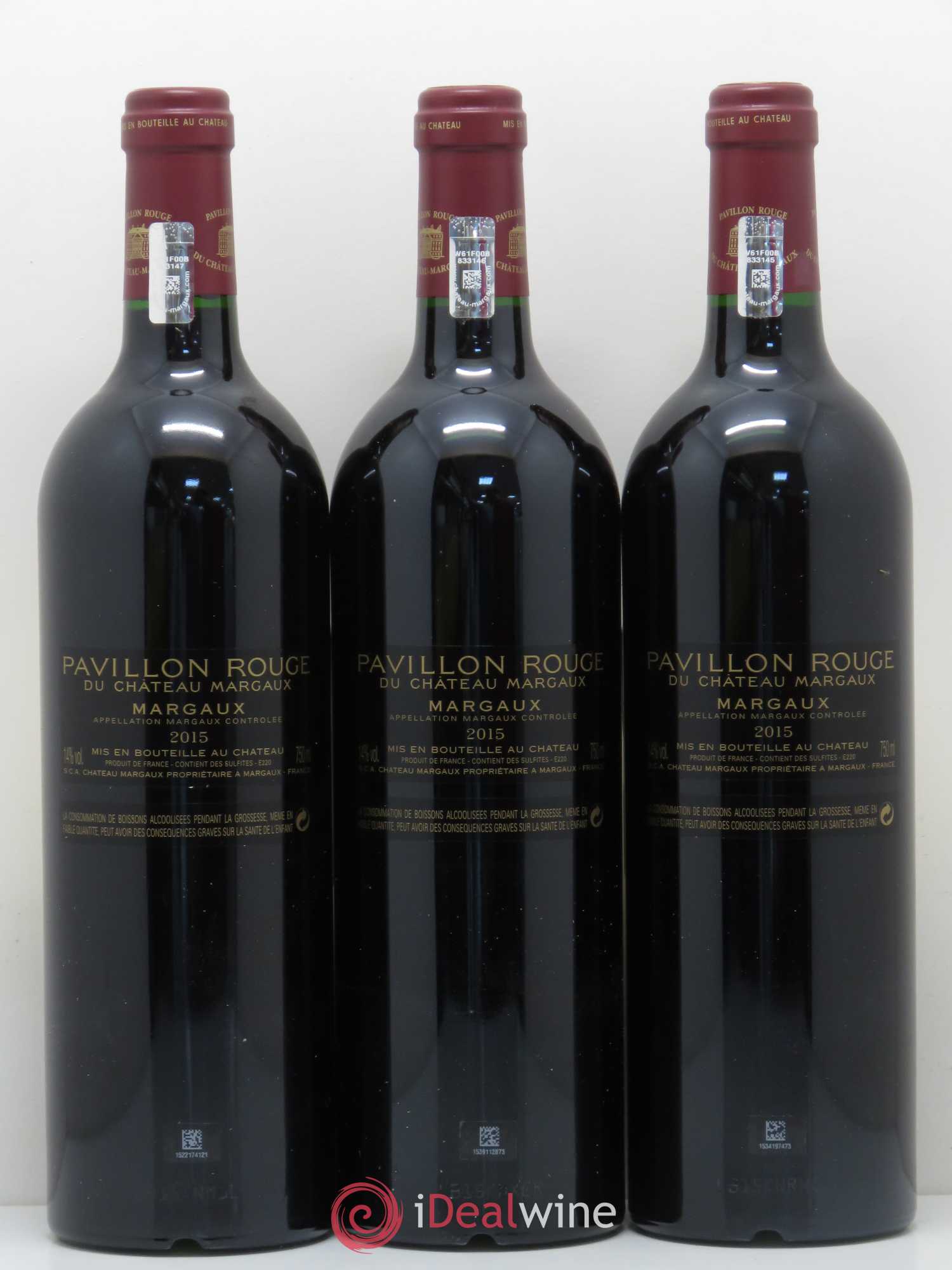 Pavillon Rouge du Château Margaux Second Vin 2015 - Lot de 6 bouteilles - 4
