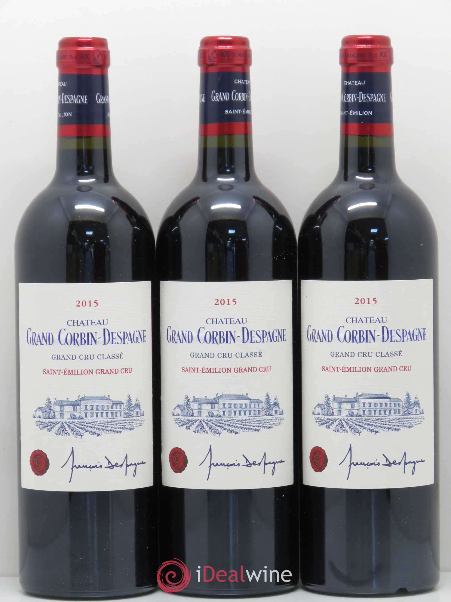 Château Grand Corbin Despagne Grand Cru Classé 2015 - Lot de 12 bouteilles - 2