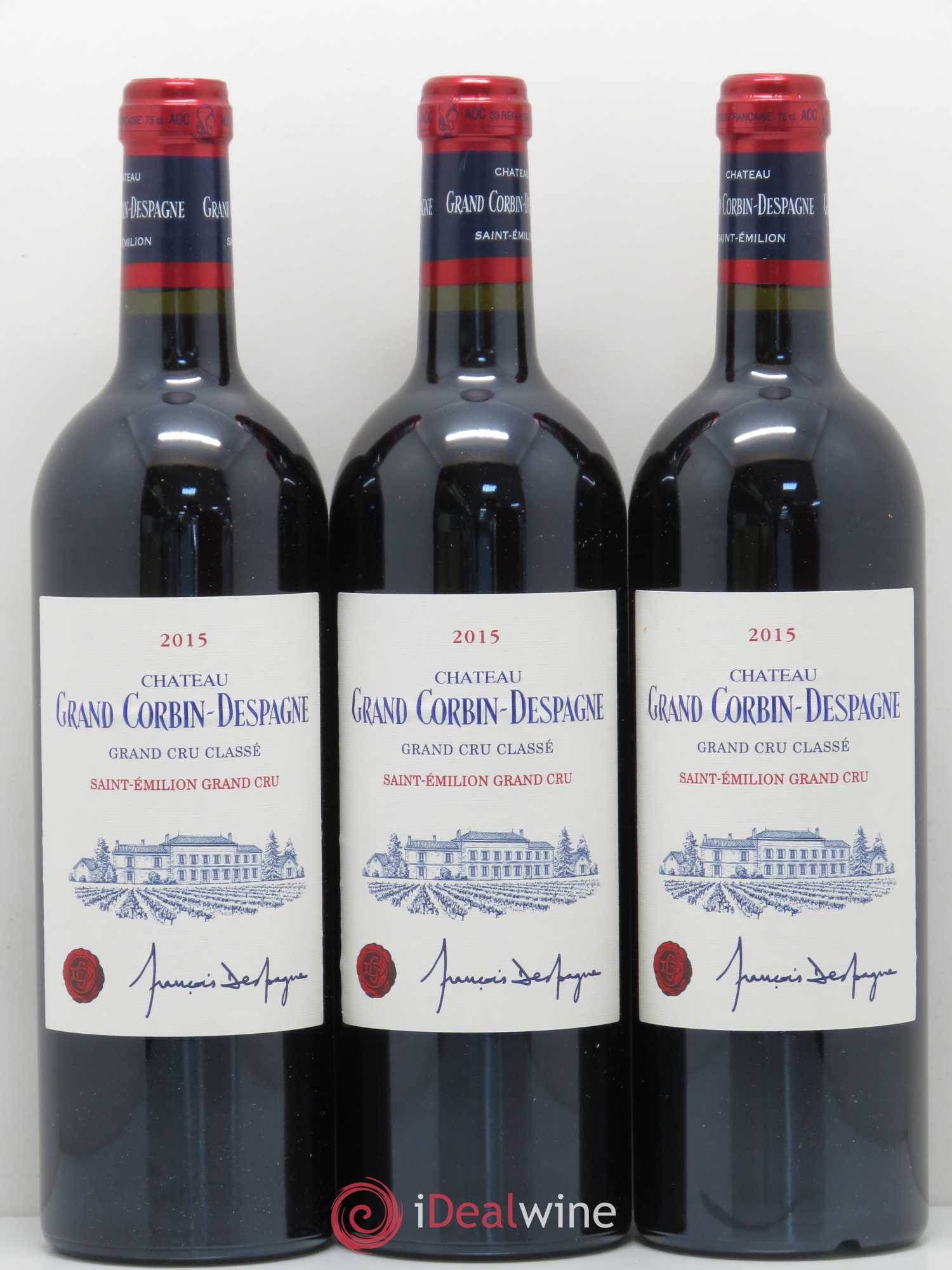Château Grand Corbin Despagne Grand Cru Classé 2015 - Lot de 12 bouteilles - 4
