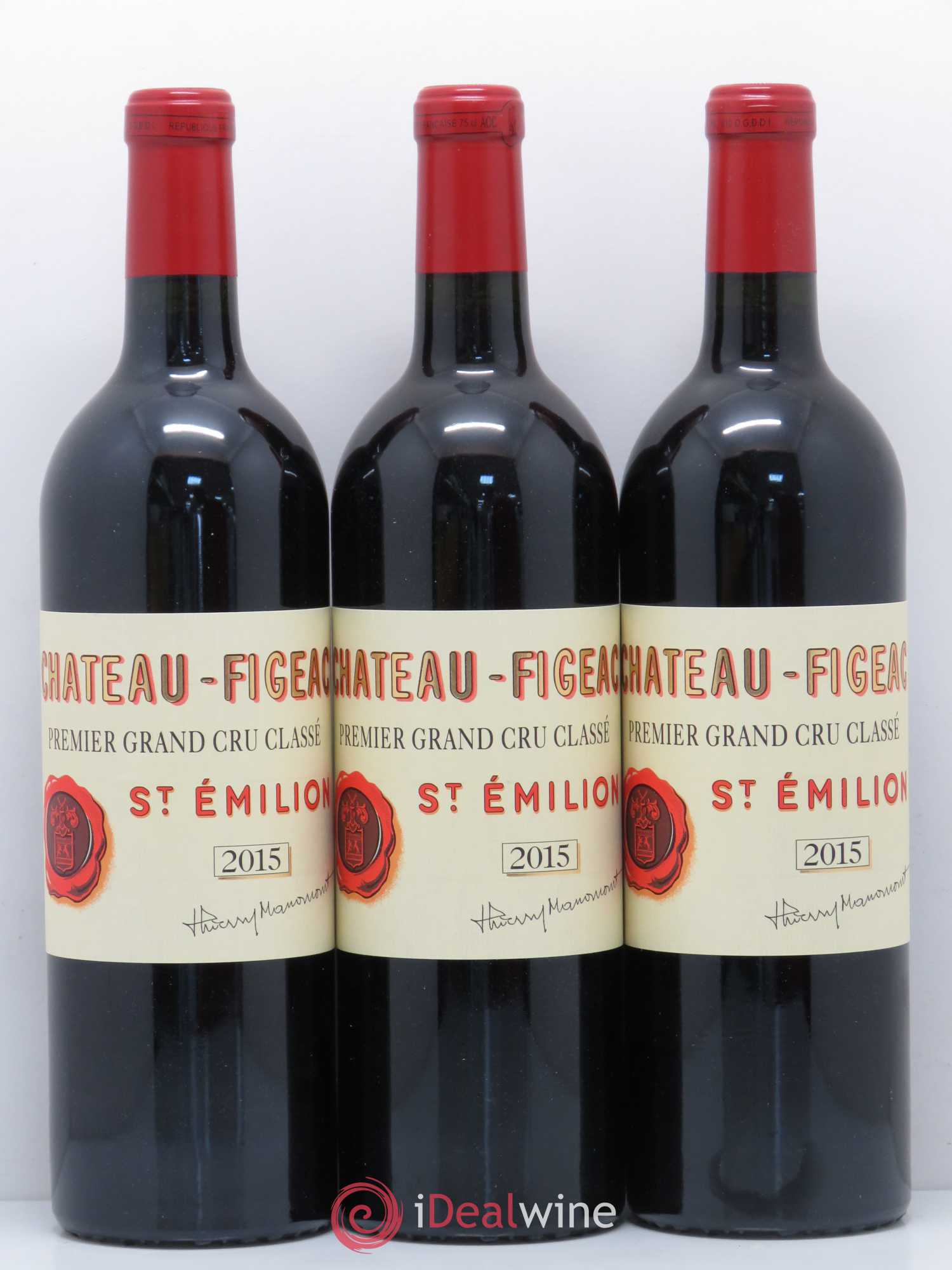 Château Figeac 1er Grand Cru Classé A 2015 - Lot de 6 bouteilles - 1