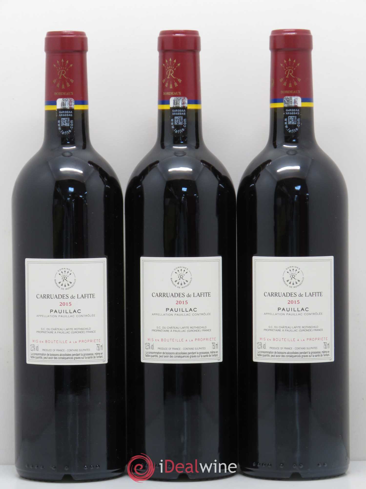 Carruades de Lafite Rothschild Second Vin 2015 - Lot of 6 bottles - 4