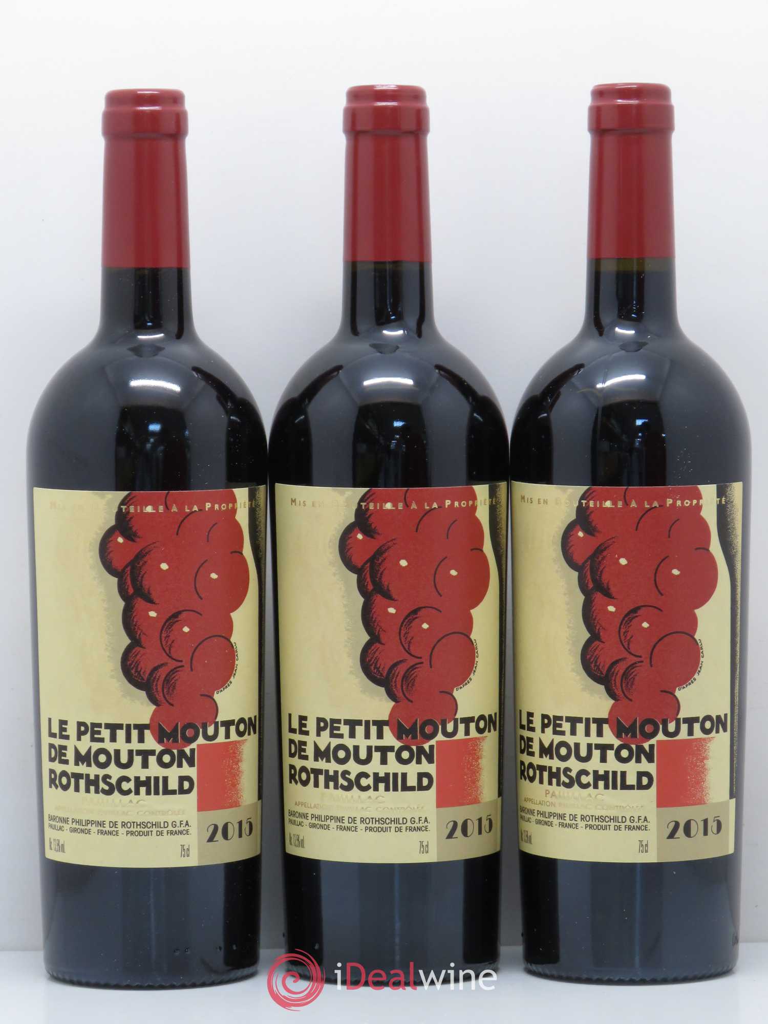 Petit Mouton Second Vin 2015 - Lot de 6 bouteilles - 3