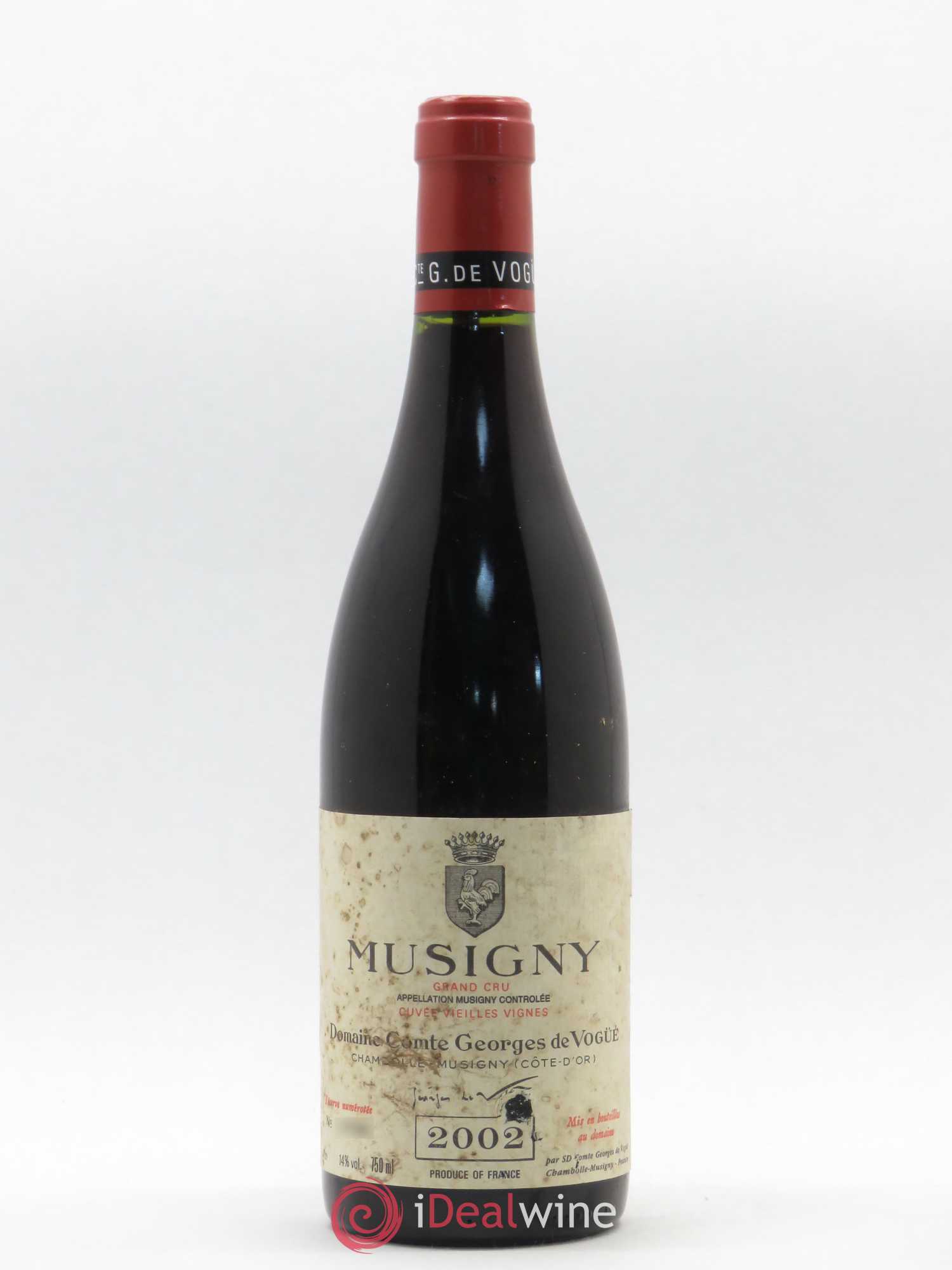 Musigny Grand Cru Cuvée Vieilles Vignes Comte Georges de Vogüé 2002 - Lot de 1 bouteille - 0