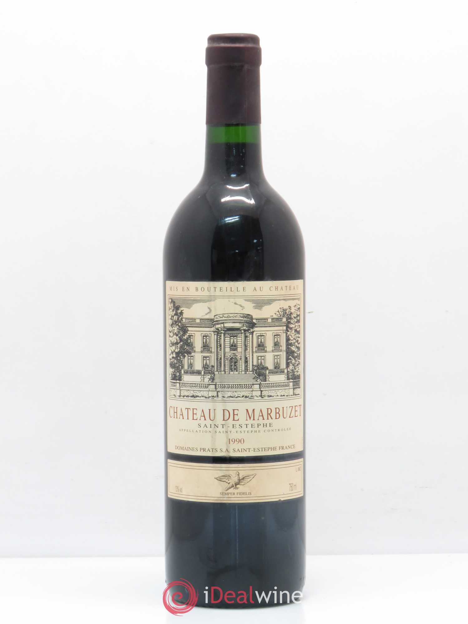 Château de Marbuzet Cru Bourgeois 1990 - Lot de 1 bouteille - 0