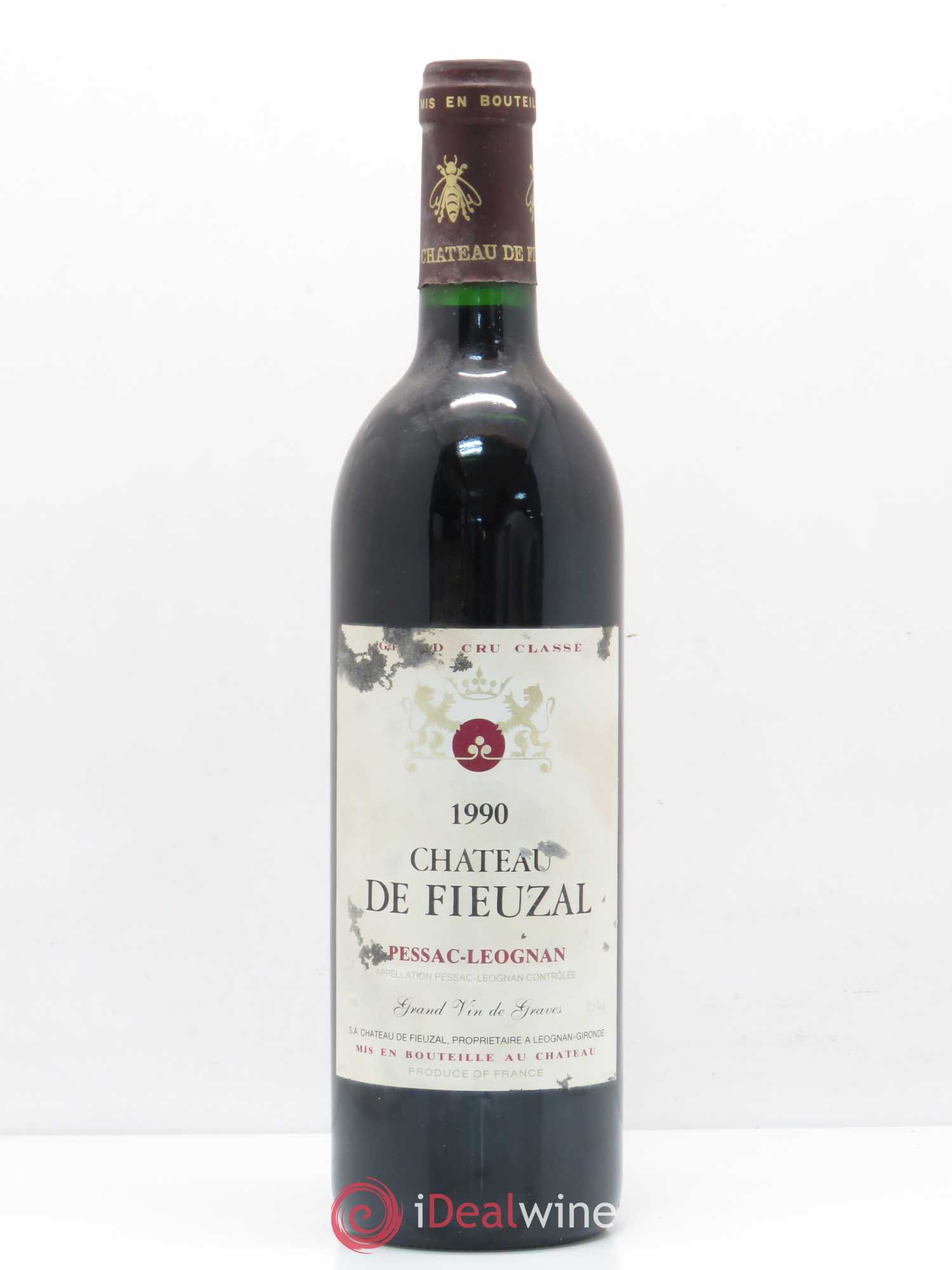 Château de Fieuzal Cru Classé de Graves 1990 - Lot de 1 bouteille - 0