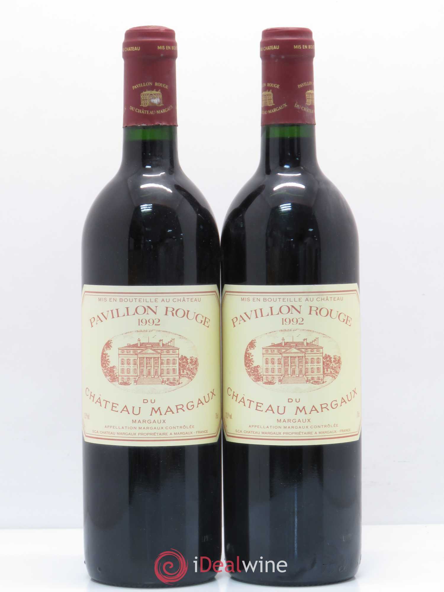 Pavillon Rouge du Château Margaux Second Vin 1992 - Lot de 2 bouteilles - 0