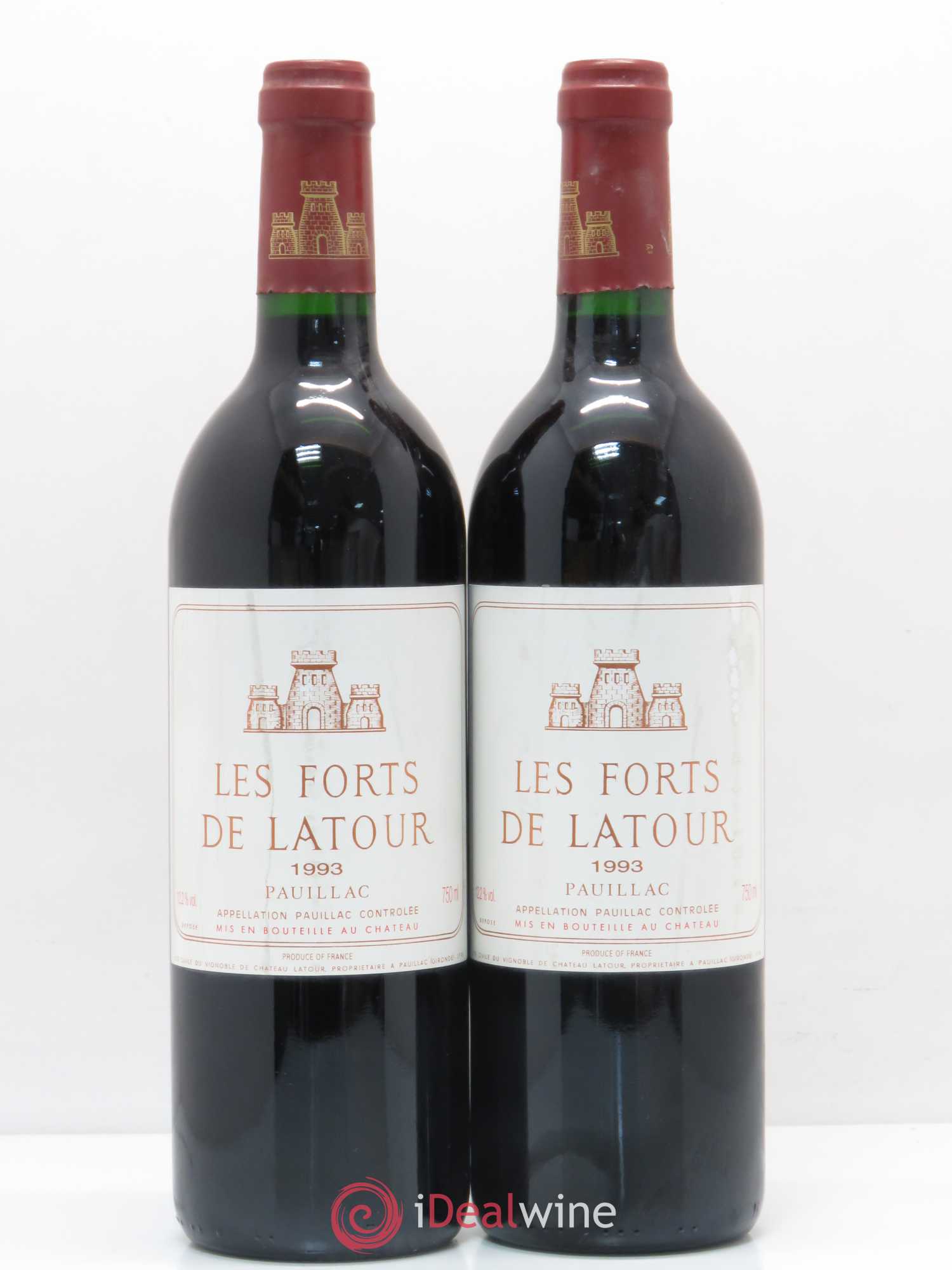 Les Forts de Latour Second Vin 1993 - Lot de 2 bouteilles - 0