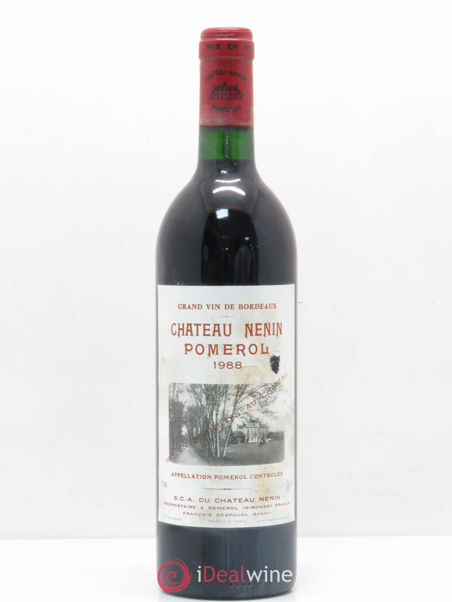 Château Nenin 1988 - Lot de 1 bouteille - 0