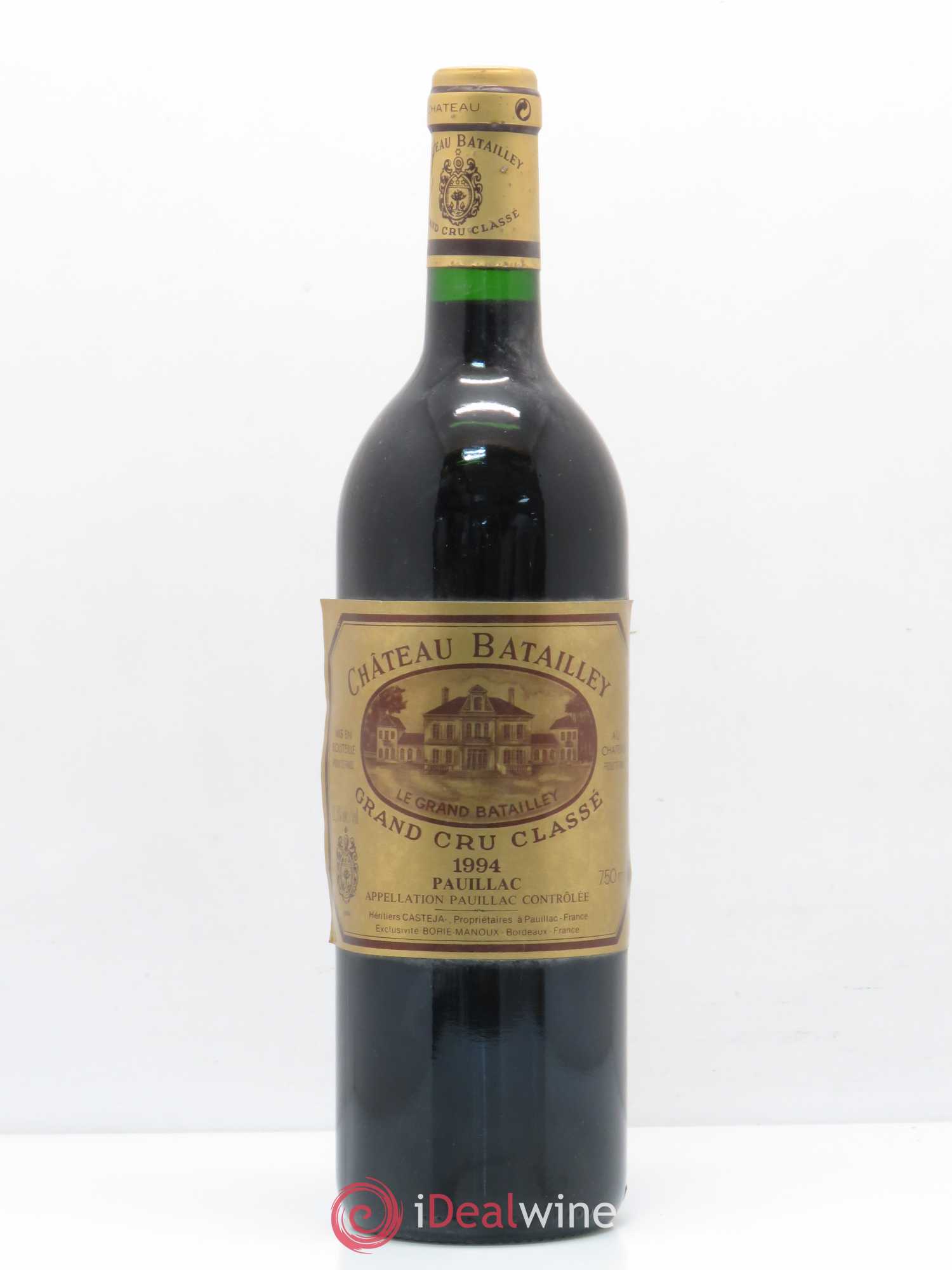 Château Batailley 5ème Grand Cru Classé 1994 - Lot de 1 bouteille - 0
