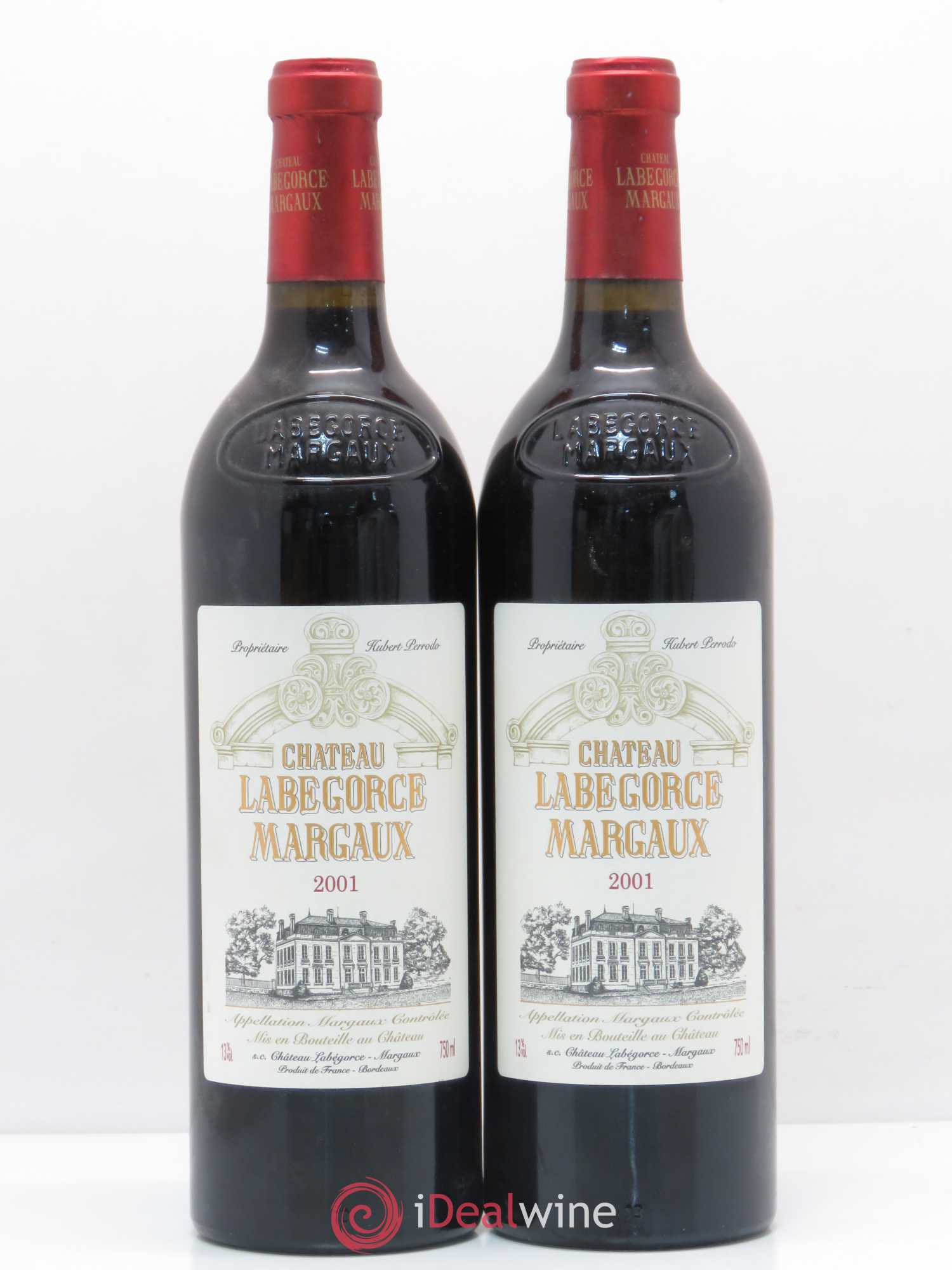 Château Labegorce Cru Bourgeois 2001 - Lot de 2 bouteilles - 0