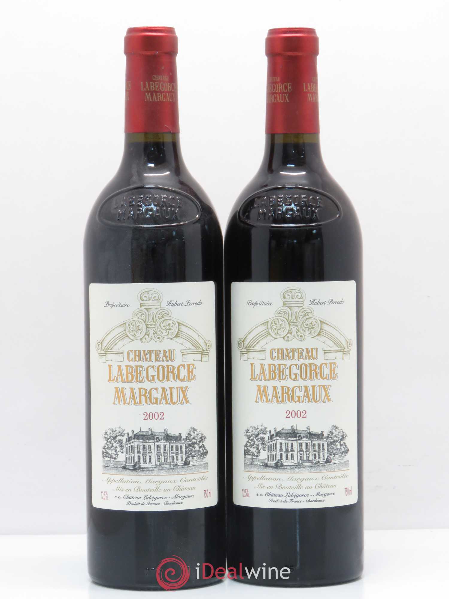 Château Labegorce Cru Bourgeois 2002 - Lot de 2 bouteilles - 0