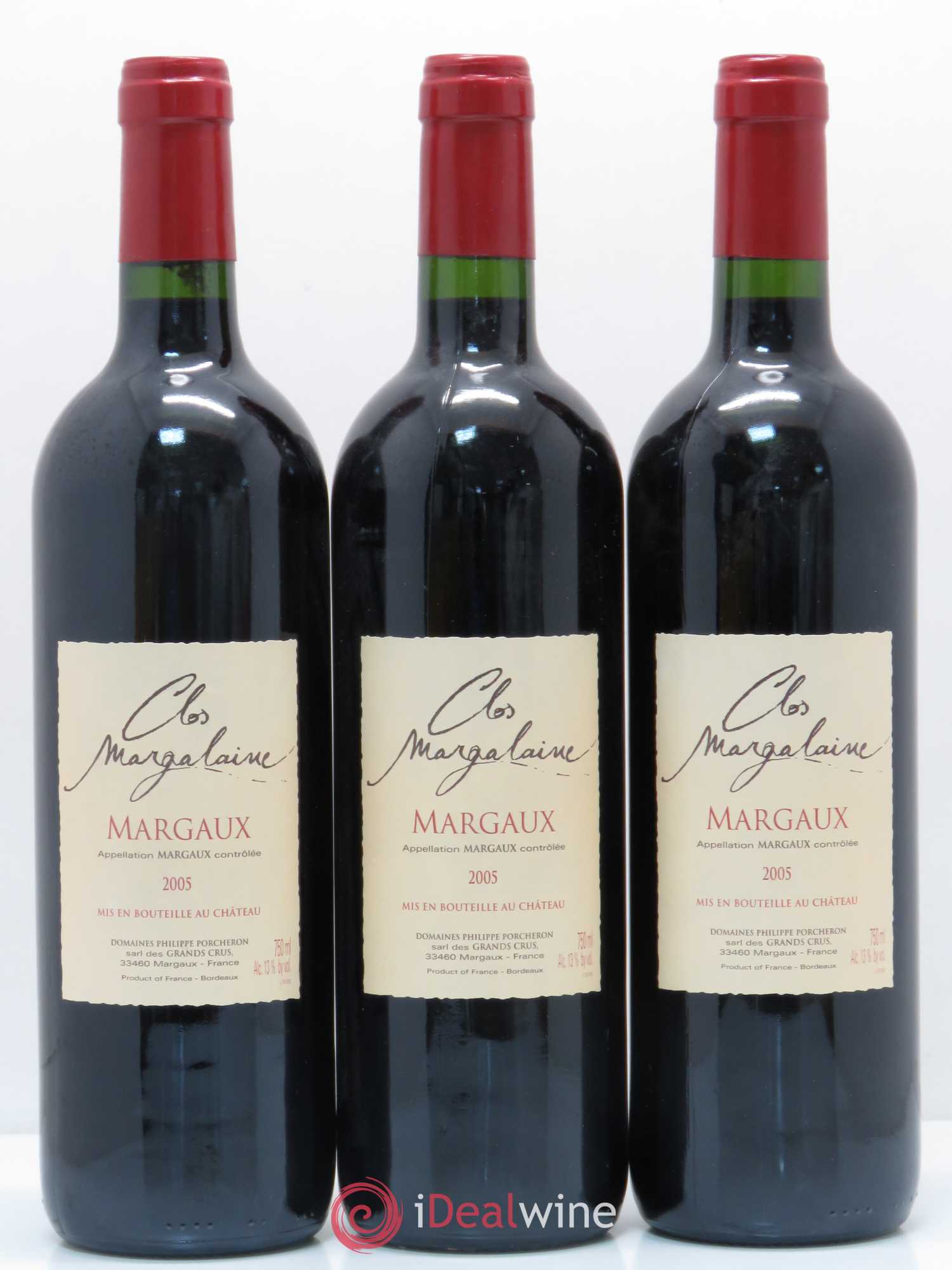 Clos Margalaine 2005 - Lot de 3 bouteilles - 0