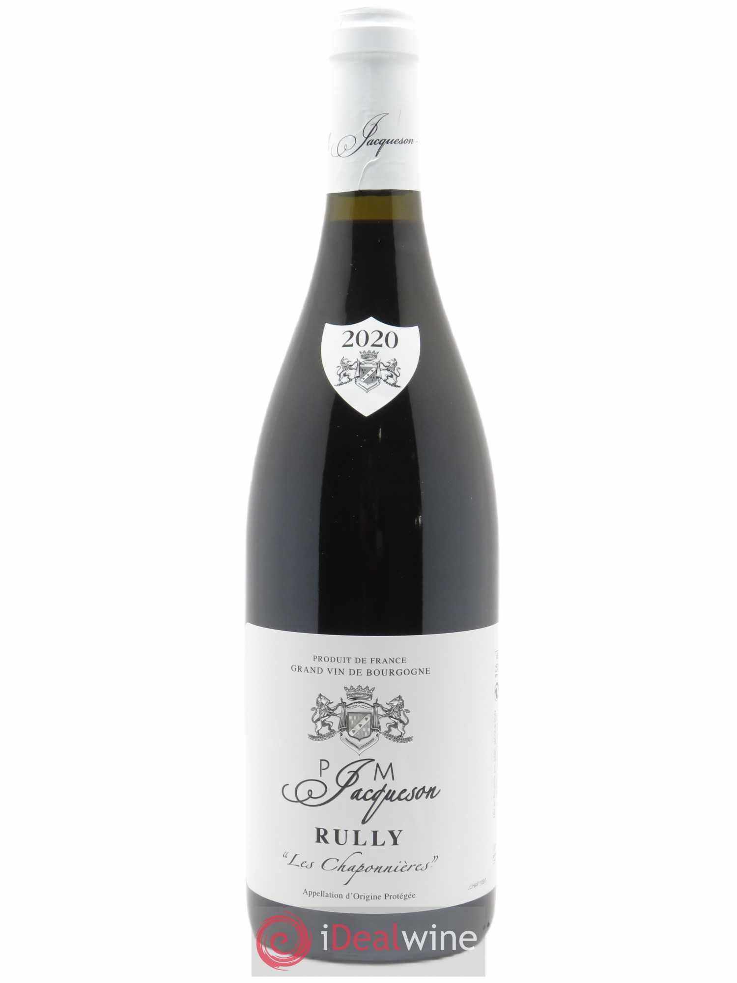 Rully Les Chaponnières Paul & Marie Jacqueson 2020 - Lot de 1 bouteille - 0