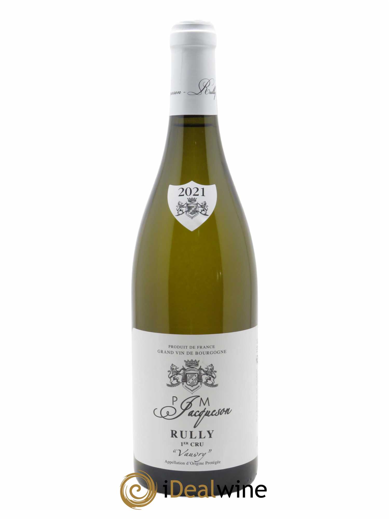 Rully 1er Cru Vauvry Paul & Marie Jacqueson 2021 - Lot de 1 bouteille - 0