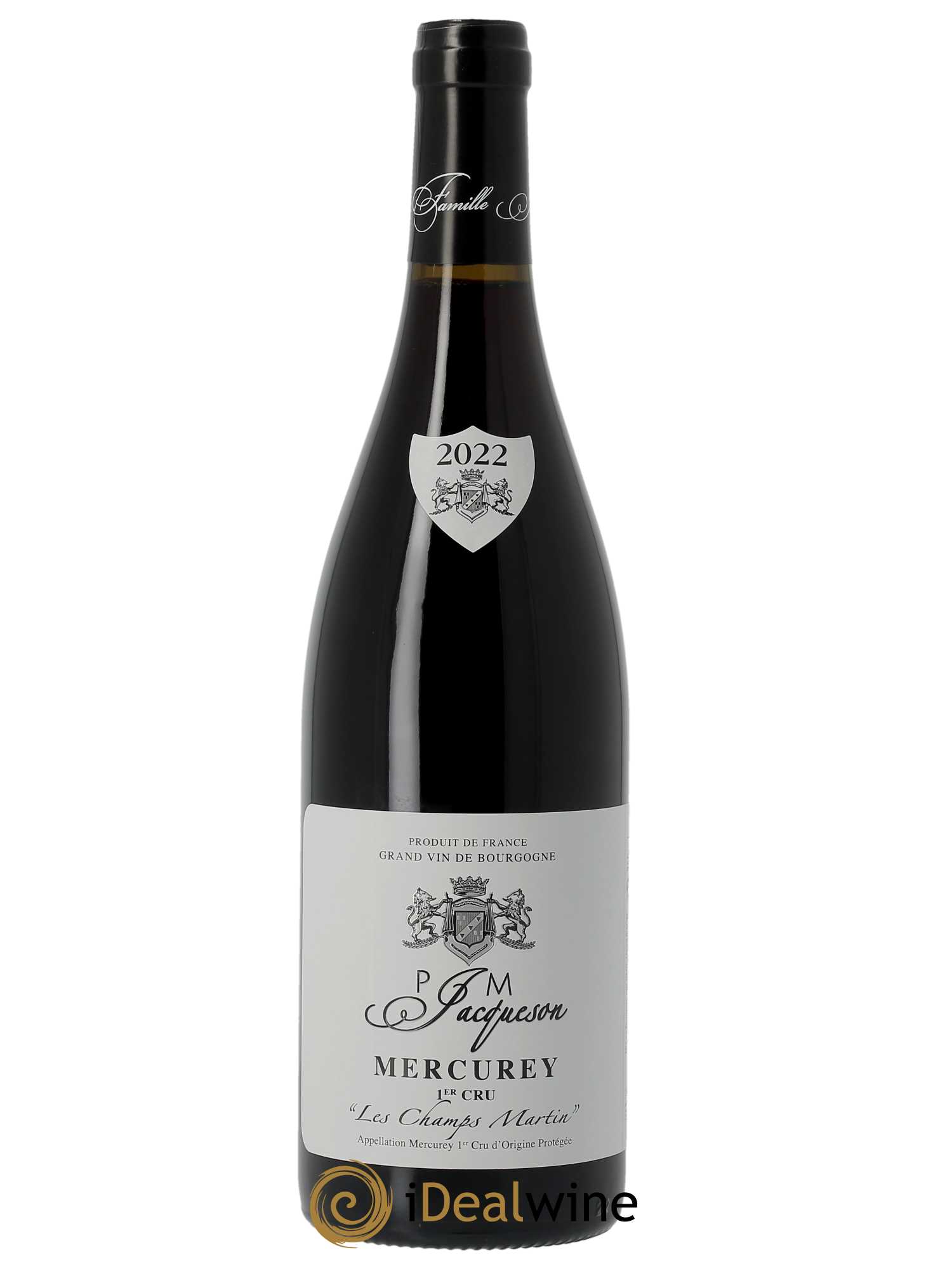 Mercurey 1er Cru Les Champs Martin Paul & Marie Jacqueson 2022 - Lot of 1 bottle - 0