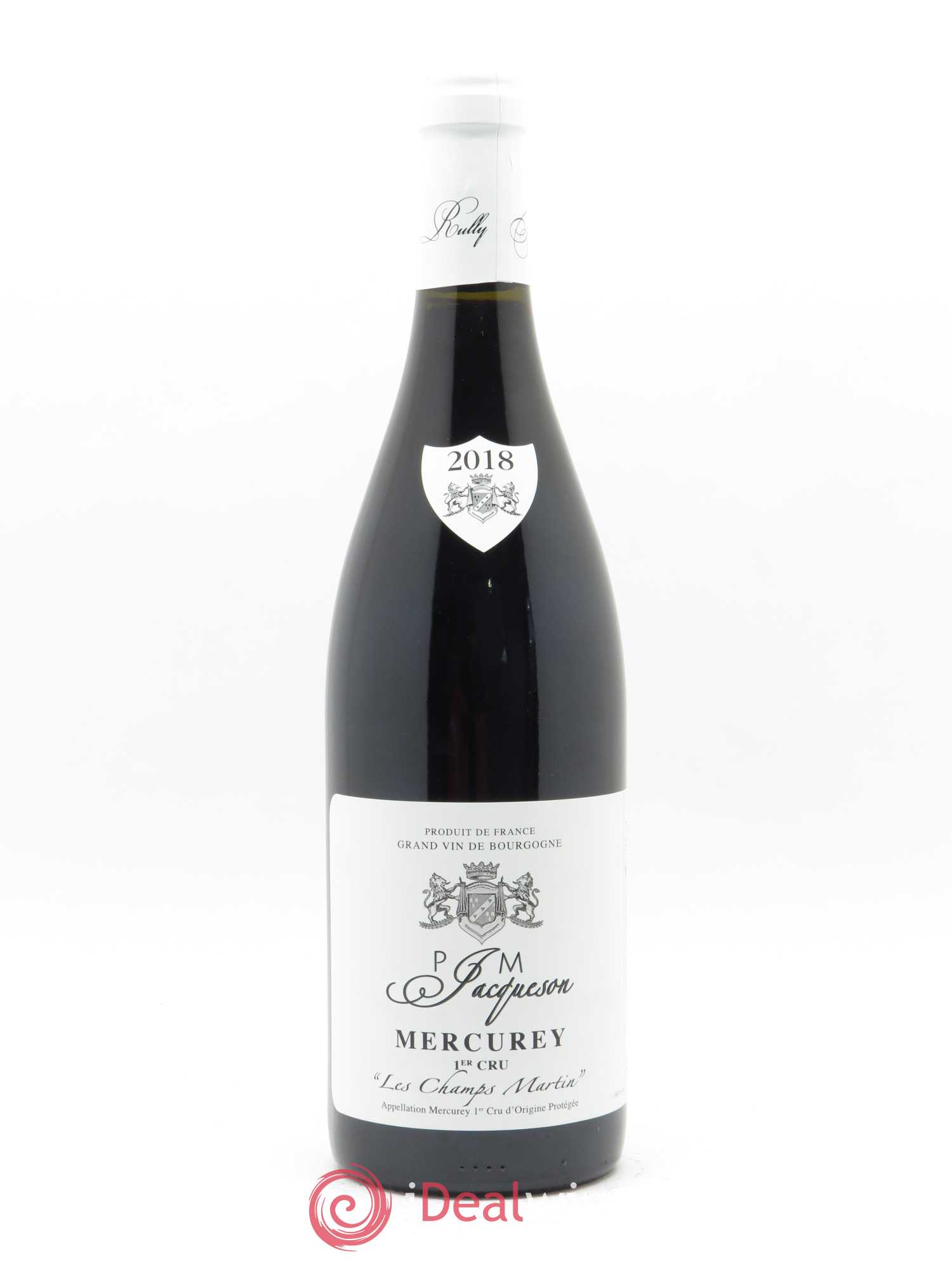 Mercurey 1er Cru Les Champs Martin Paul & Marie Jacqueson 2018 - Lotto di 1 bottiglia - 0